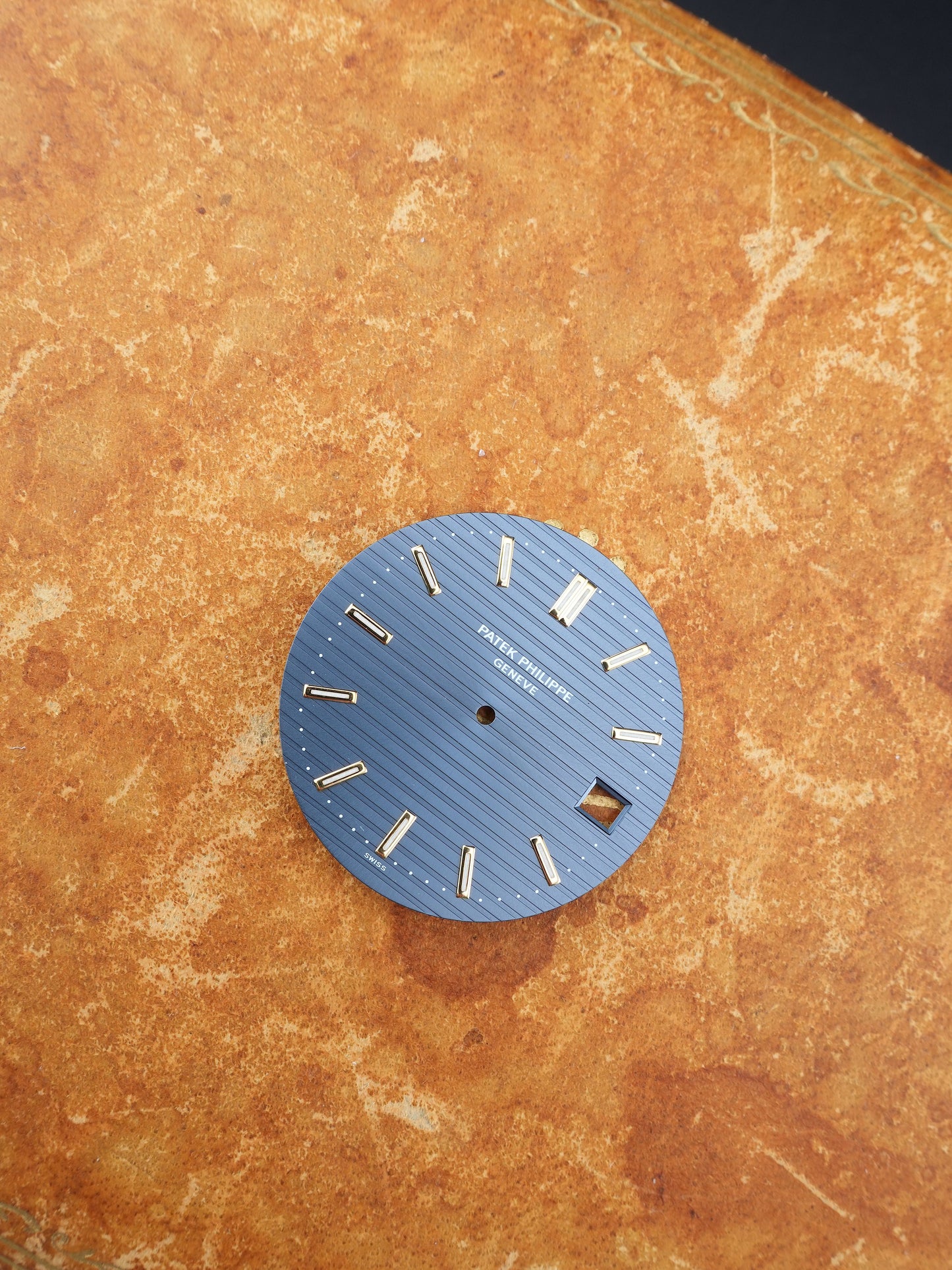 Patek Philippe Service Dial, Light Blue “Swiss Only” for Nautilus 3700