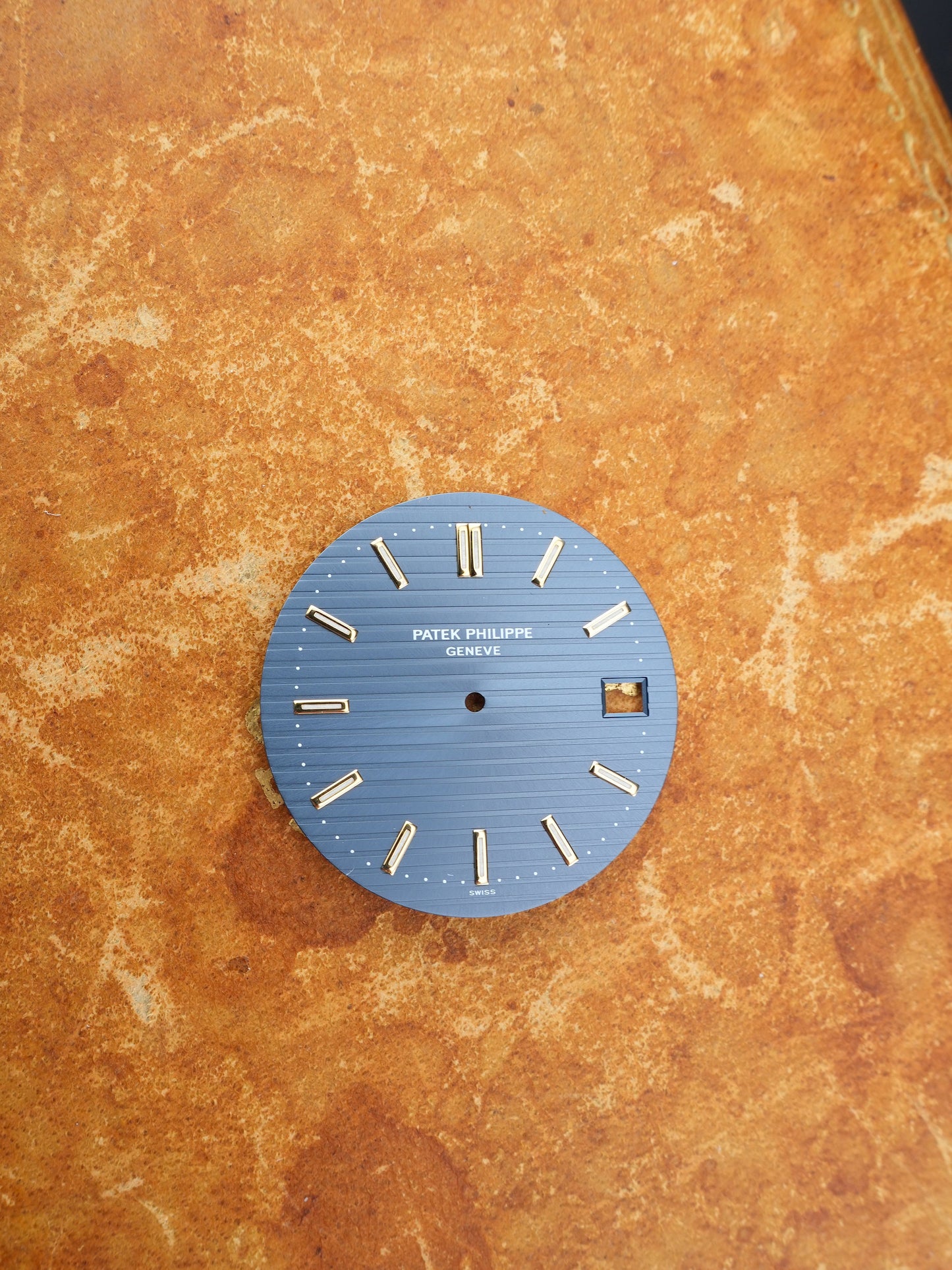 Patek Philippe Service Dial, Light Blue “Swiss Only” for Nautilus 3700