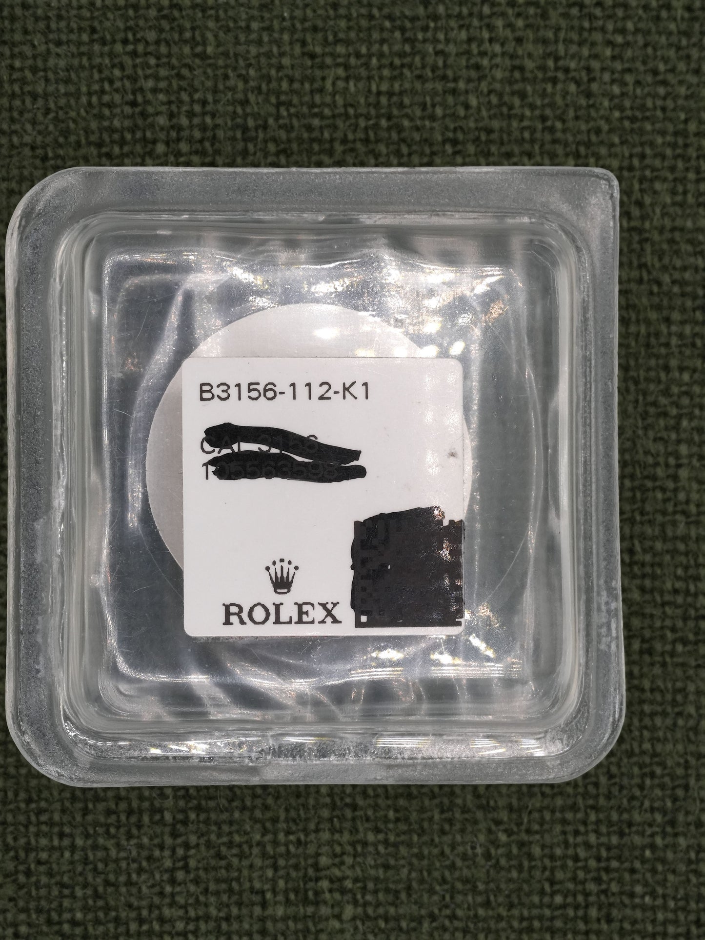 Rolex NOS Datum Scheibe Chinesisch weiß für Cal. 3156 Day-Date II 2 218239 | 218238 | 218206