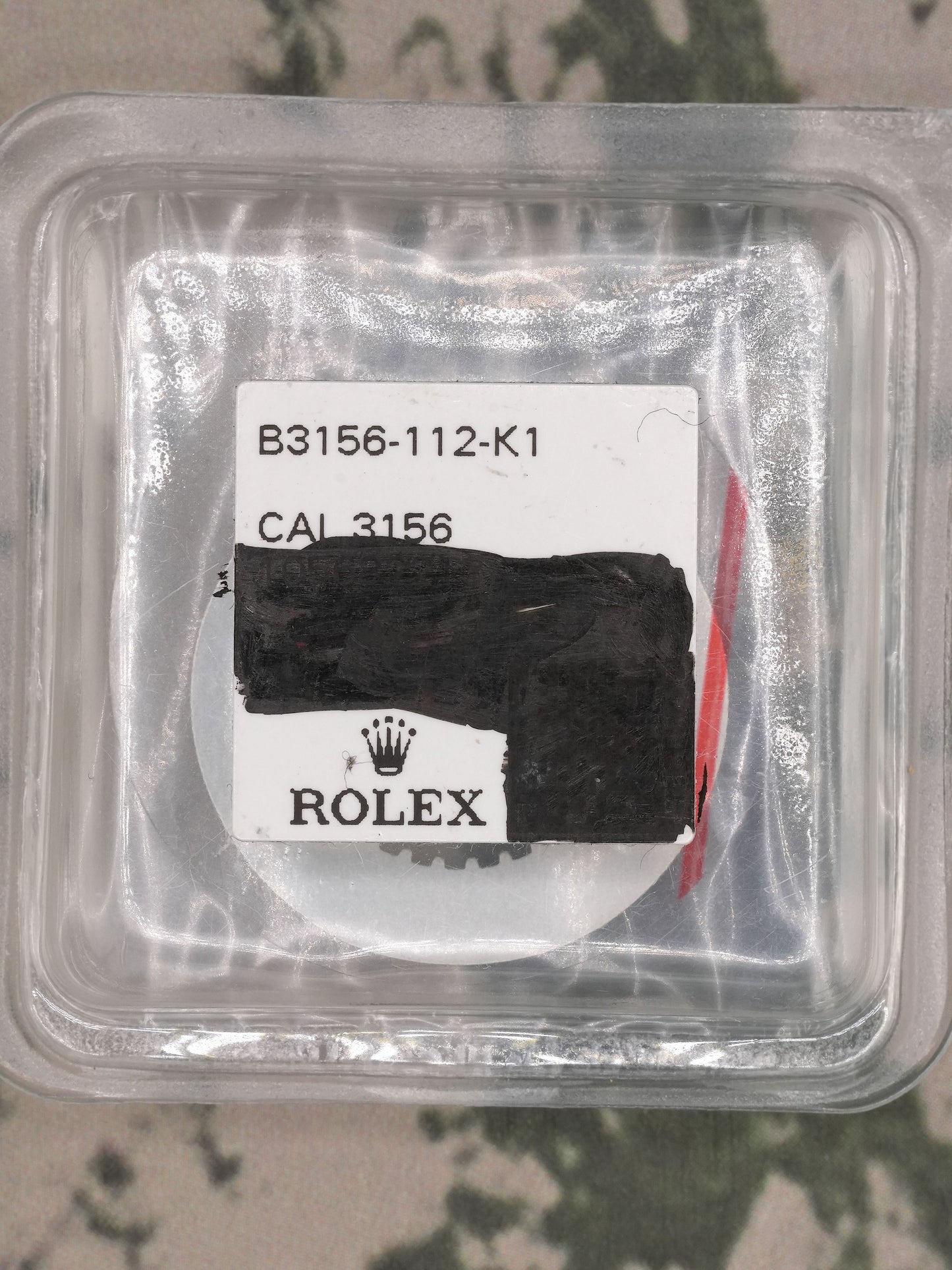 Rolex NOS Datum Scheibe Chinesisch weiß für Cal. 3156 Day-Date II 2 218239 | 218238 | 218206