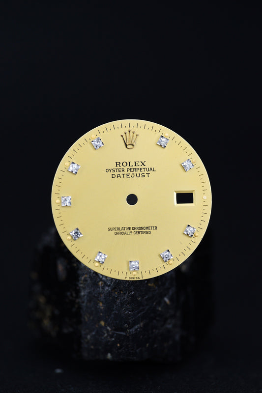 Rolex "Diamond Dial" in gold for Datejust 36 mm 16013 | 16018 | 16233 | 16238 Tritium