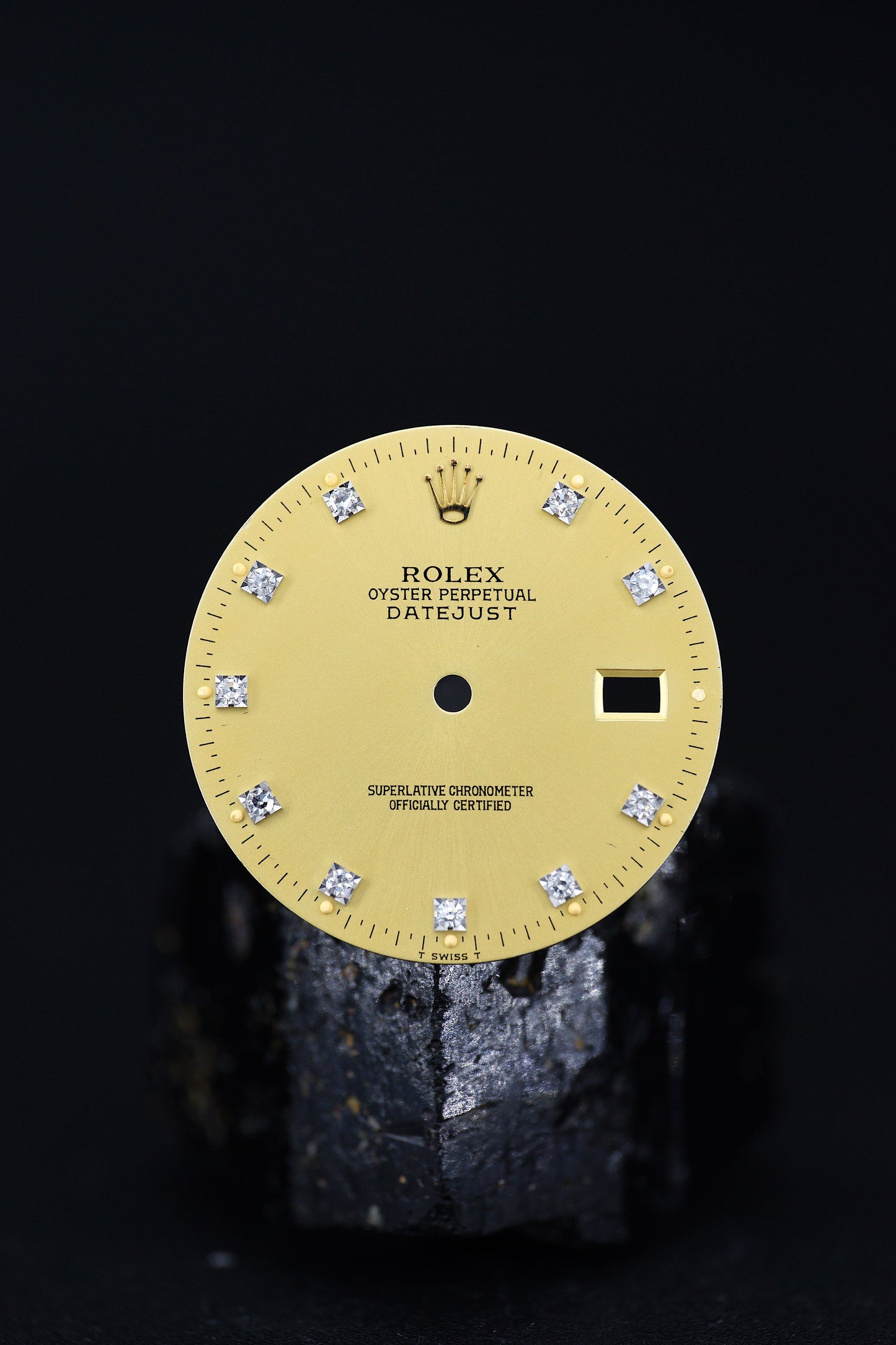 Rolex Zifferblatt „Diamond Dial“ gold  für Datejust 36 mm 16013 | 16018 | 16233 | 16238 Tritium