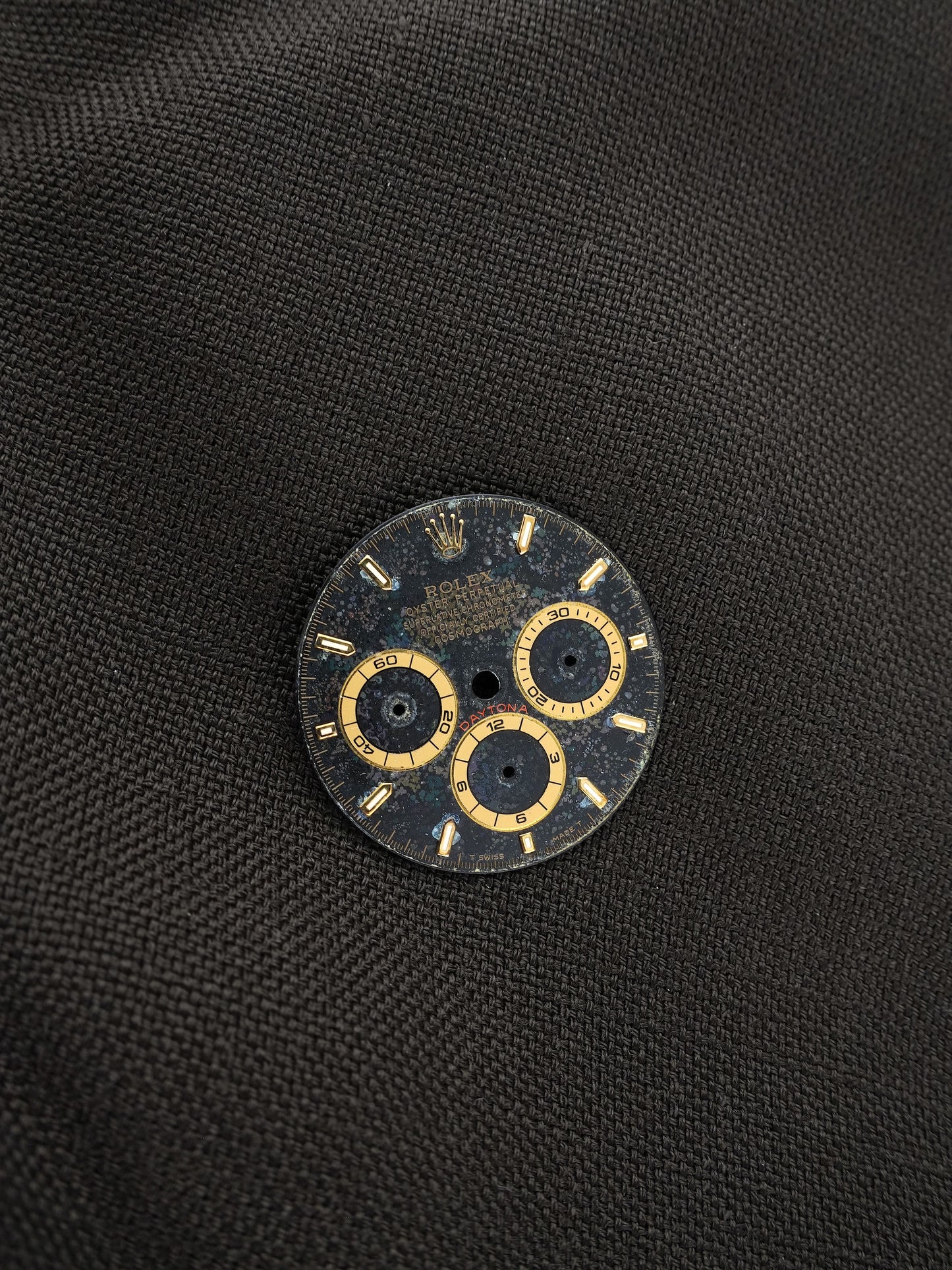 Rolex dial “Regular 6” for Zenith Cosmograph Daytona 16528 | 16523 | 16518 Tritium