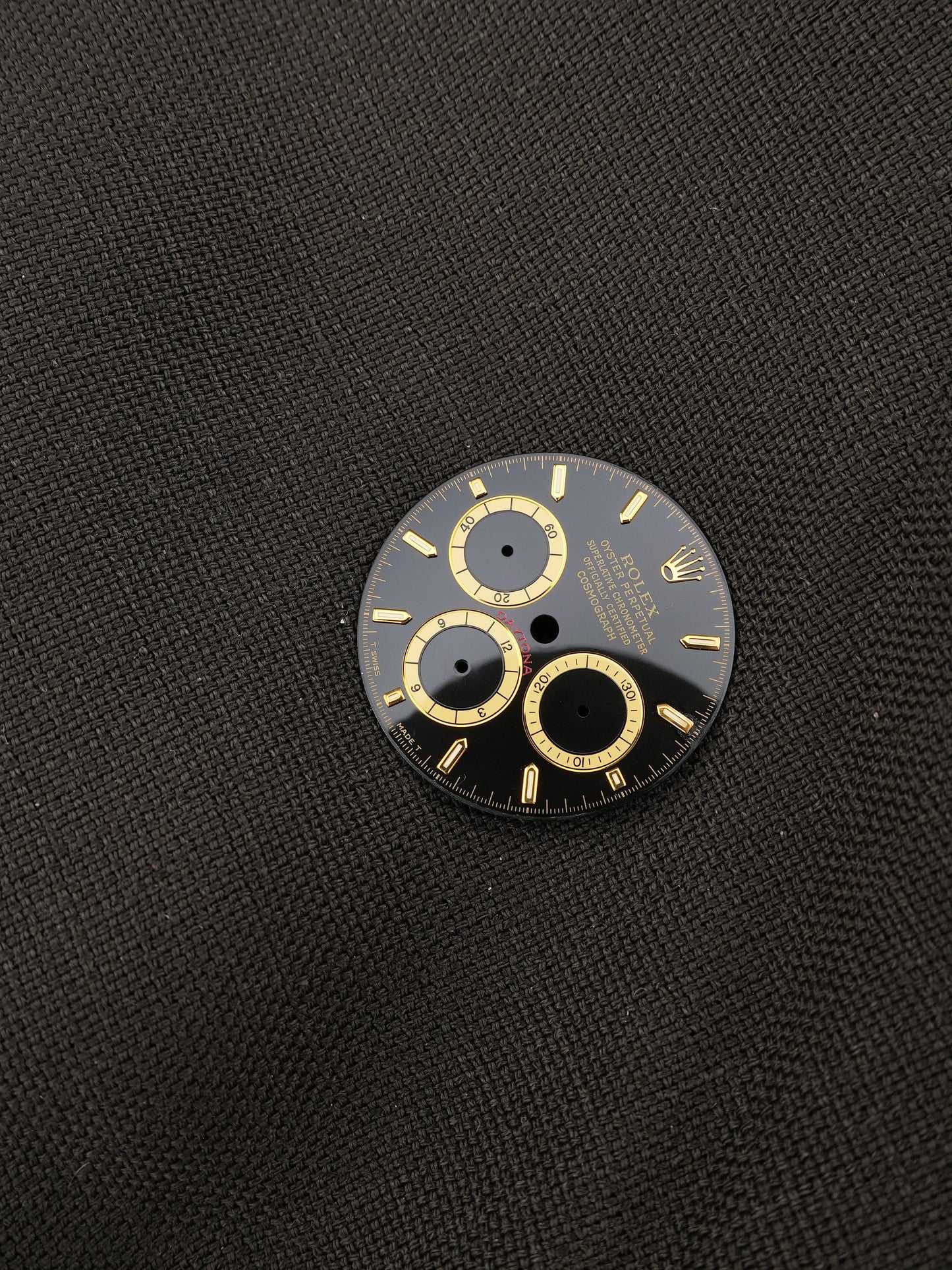 Rolex Zifferblatt "Inverted Six" für Cosmograph Daytona 'Zenith' 16523 | 16518 | 16528 Tritium