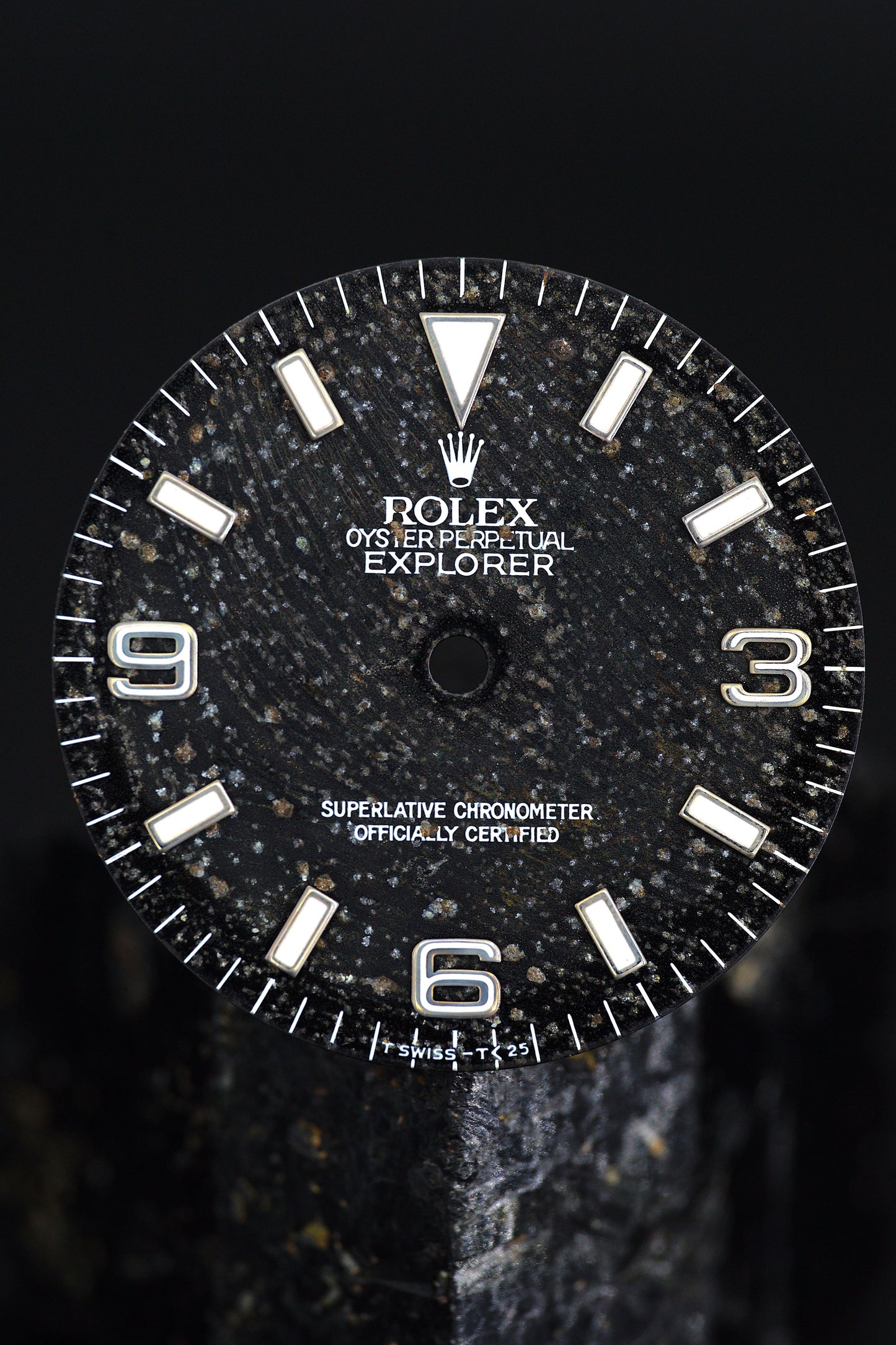 Rolex Black Tropical Faded Dial for Explorer 14270