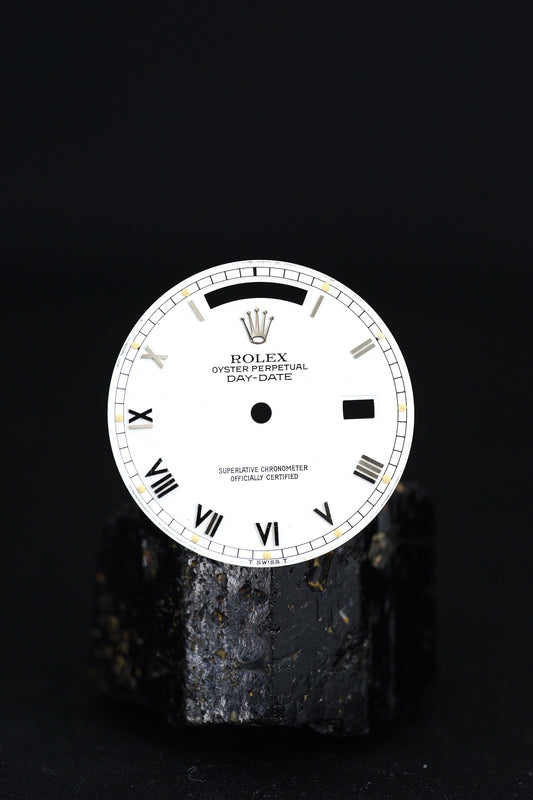 Rolex "White Roman" Zifferblatt für Day-Date 36 MM 18039 | 1823 Tritium