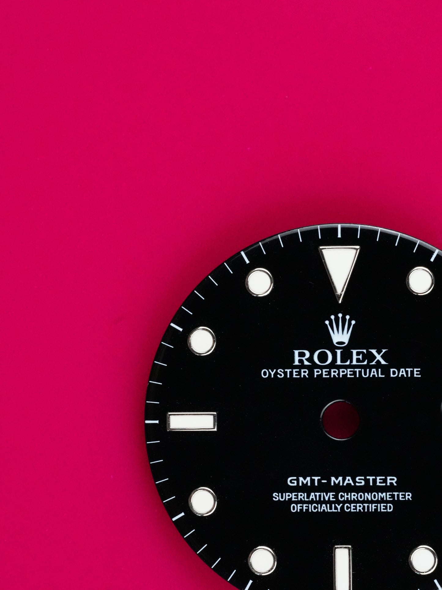 Rolex black gloss Dial GMT-Master 16700 | 16760 Tritium