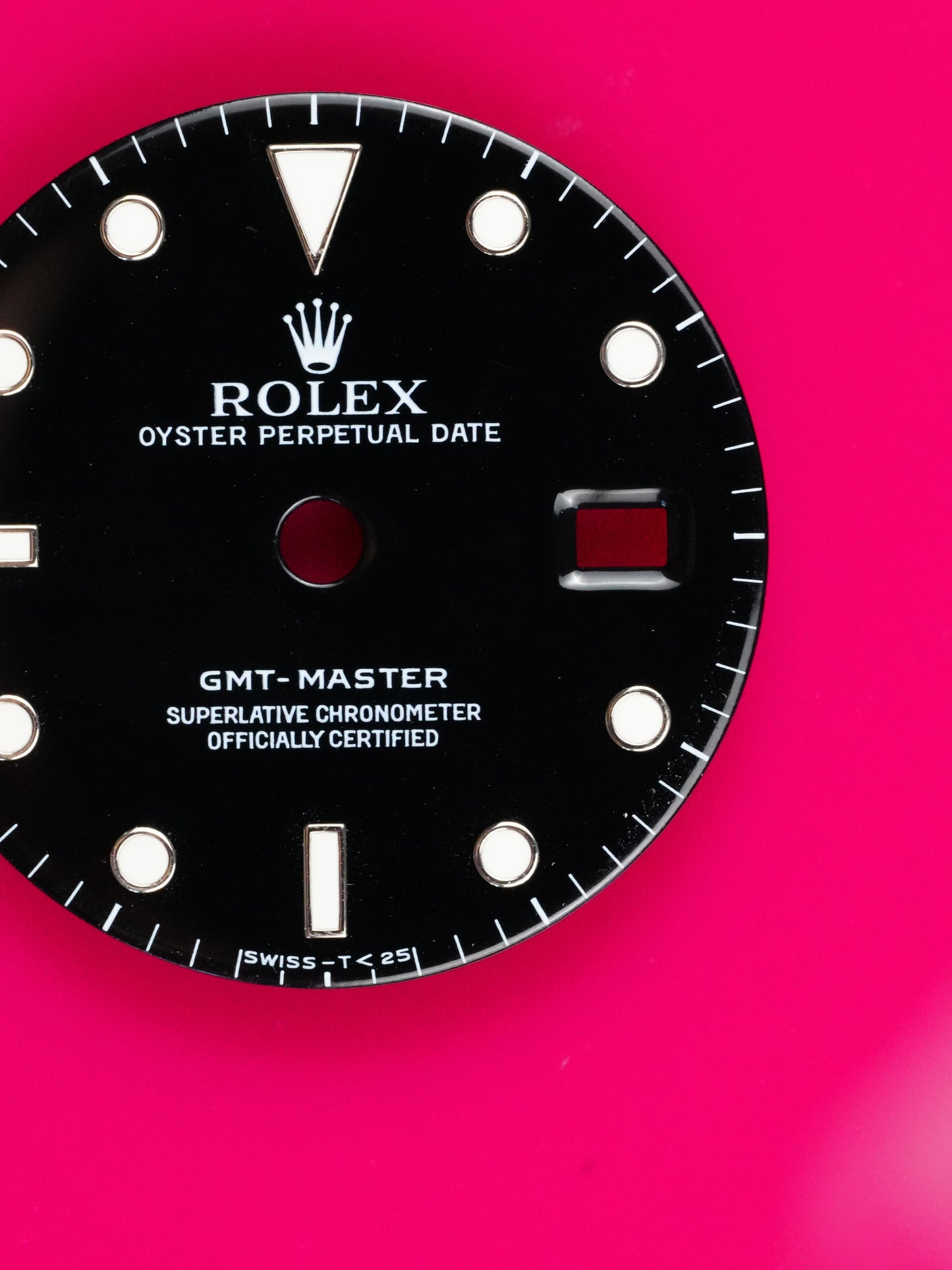 Rolex black gloss Dial GMT-Master 16700 | 16760 Tritium