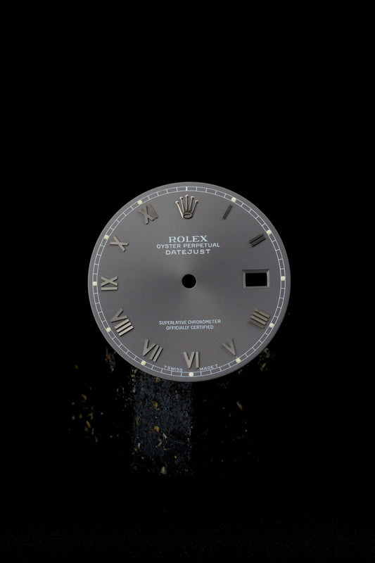 Rolex NOS Dial ,,Grey Roman'' for OP Datejust 16000 | 16200 | 16014 | 16234