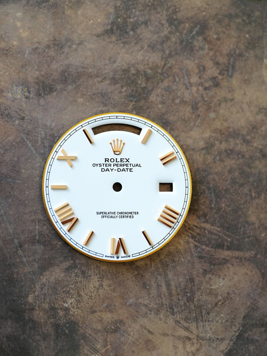 Rolex NOS White Roman Dial for Day-Date 40 mm 228238