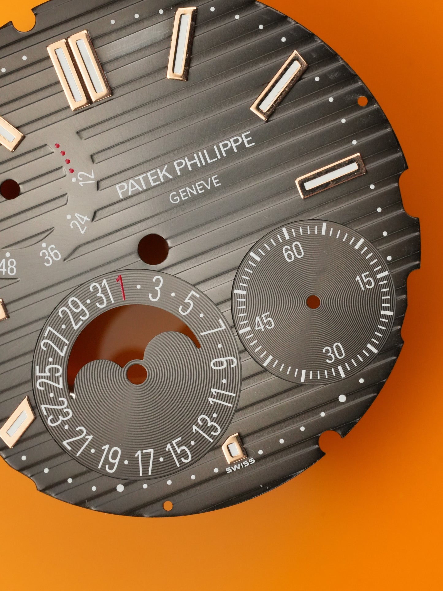 Patek Philippe gray dial for rose gold Nautilus 5712R