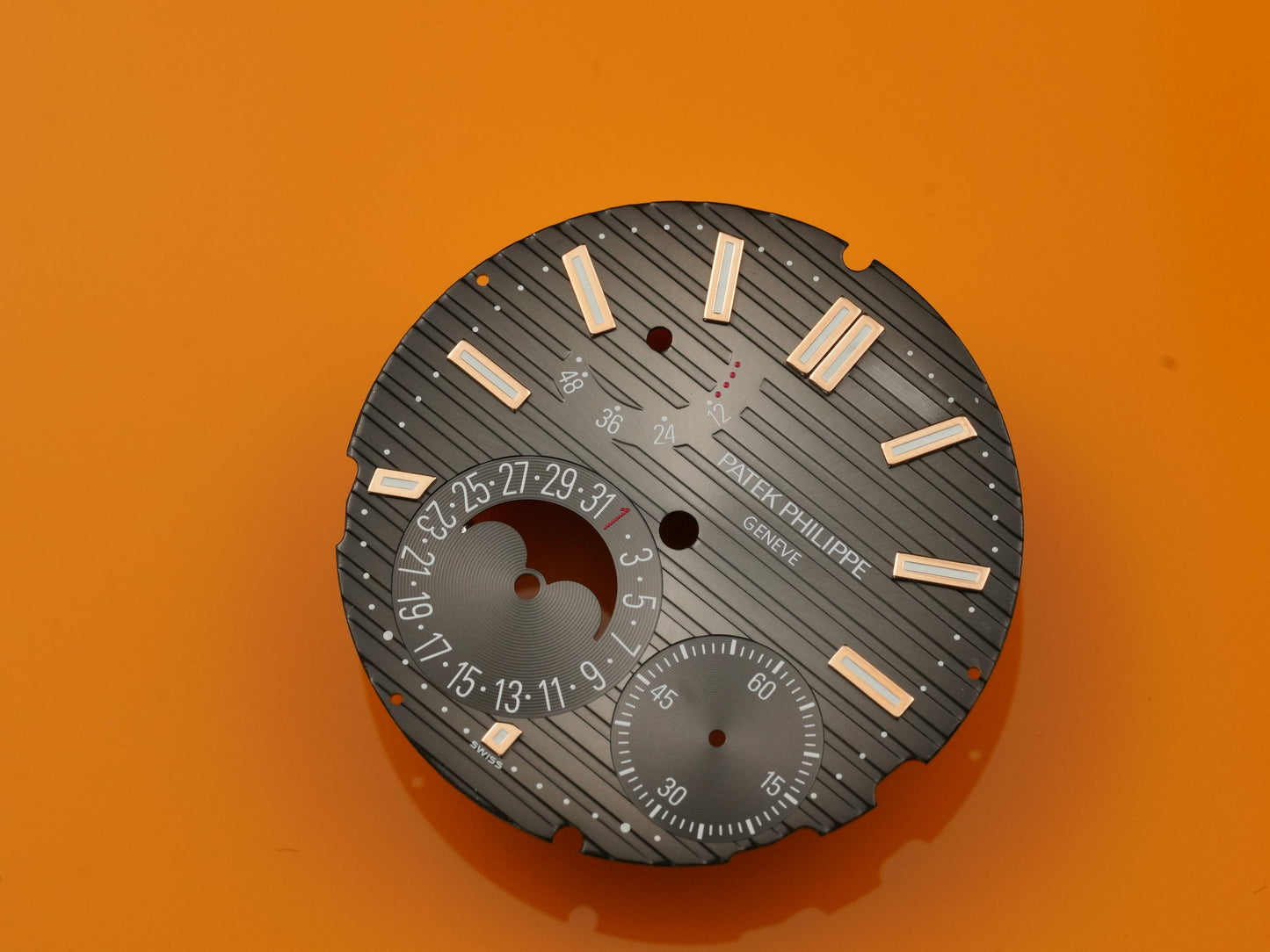 Patek Philippe gray dial for rose gold Nautilus 5712R