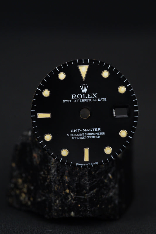 Rolex Zifferblatt für GMT-Master II 16750 | 16700 Tritium Pumpkin Patina