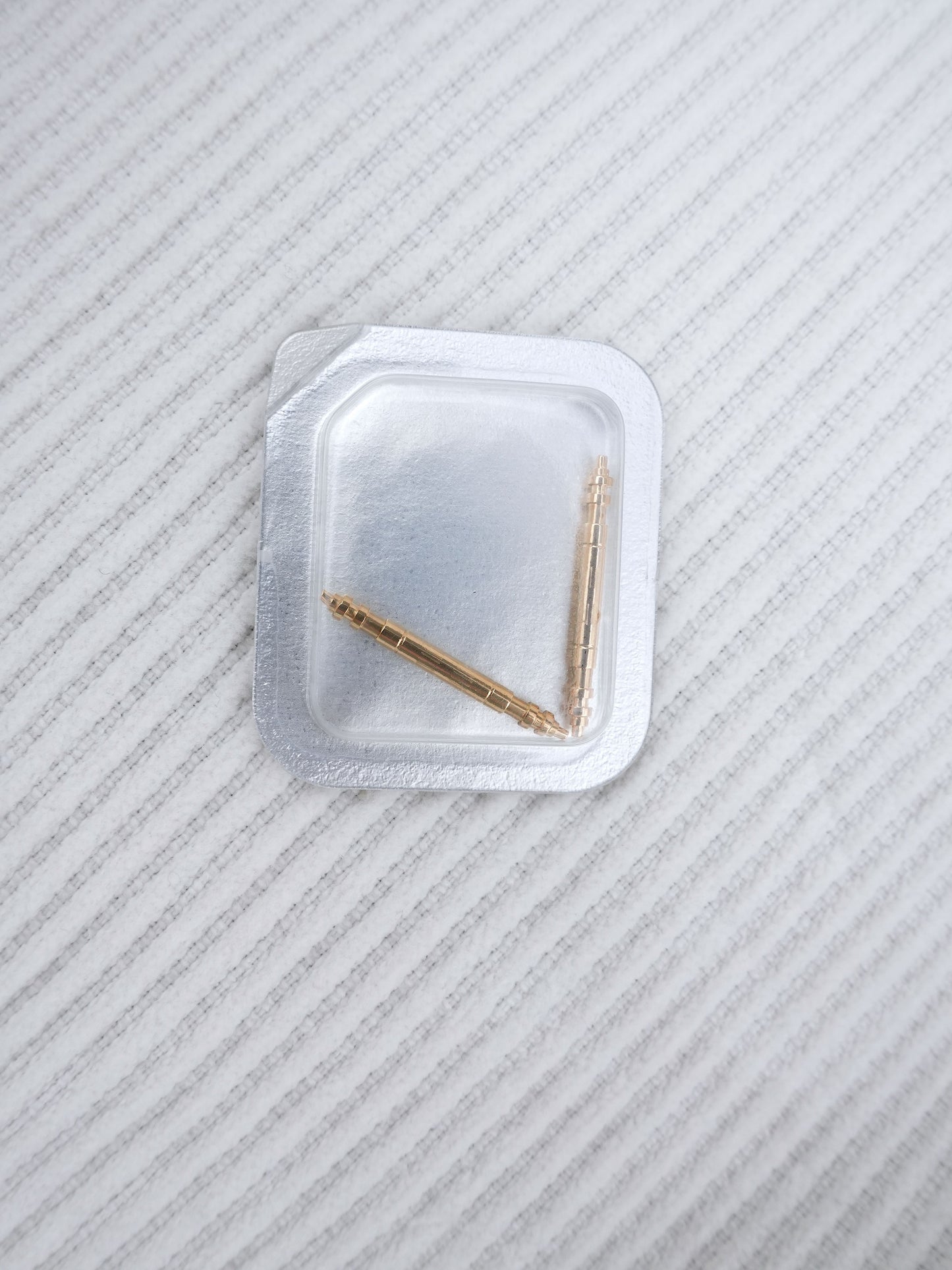 Rolex NOS Federstege | Springbars 18k Gelbgold für Lady-Datejust | B23-60178-D2
