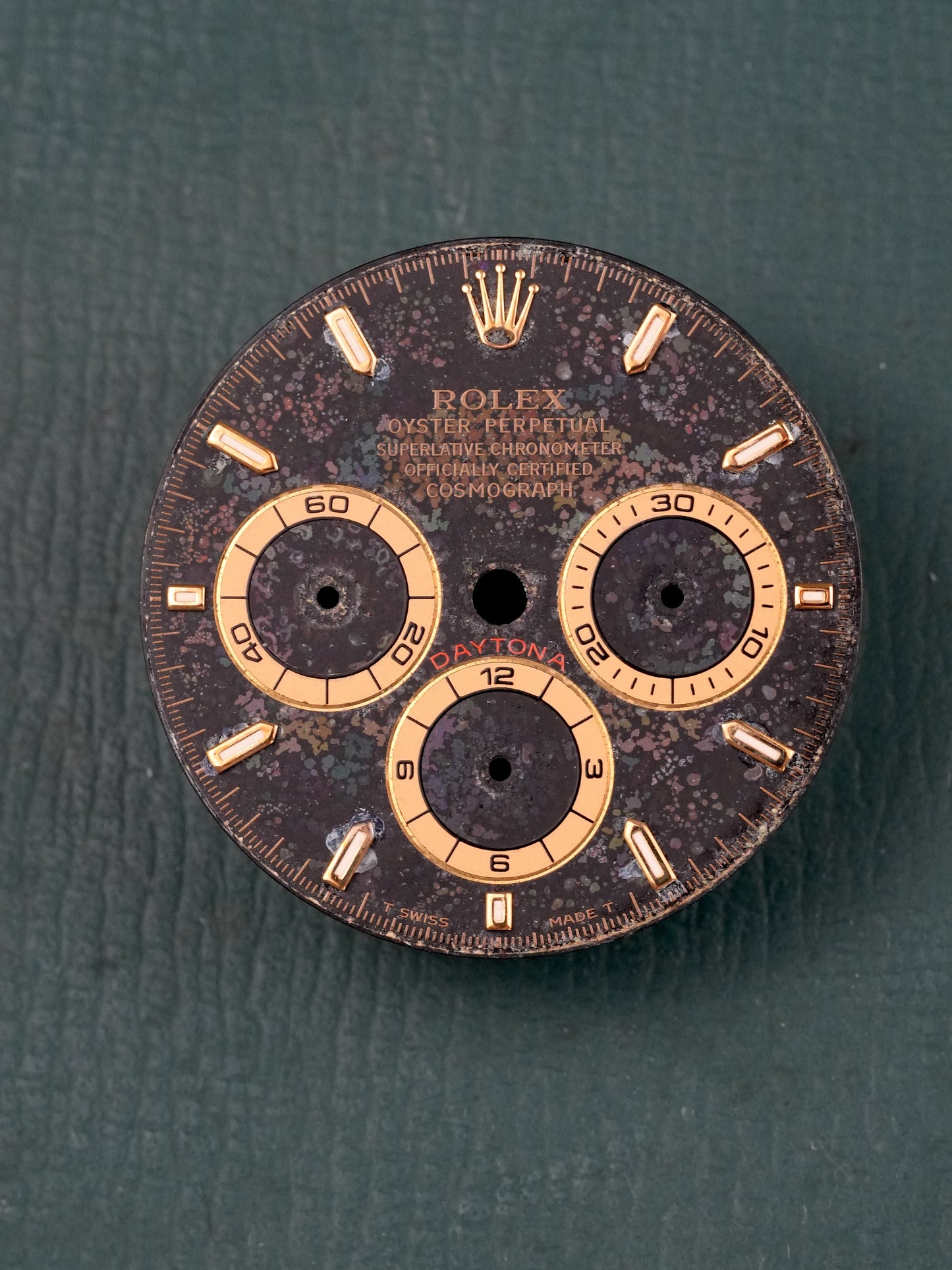 Rolex dial “Regular 6” for Zenith Cosmograph Daytona 16528 | 16523 | 16518 Tritium