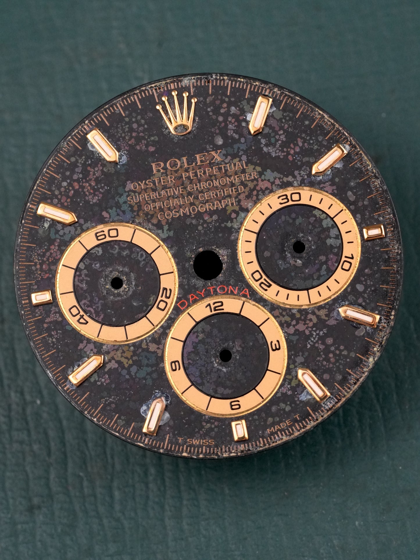 Rolex dial “Regular 6” for Zenith Cosmograph Daytona 16528 | 16523 | 16518 Tritium
