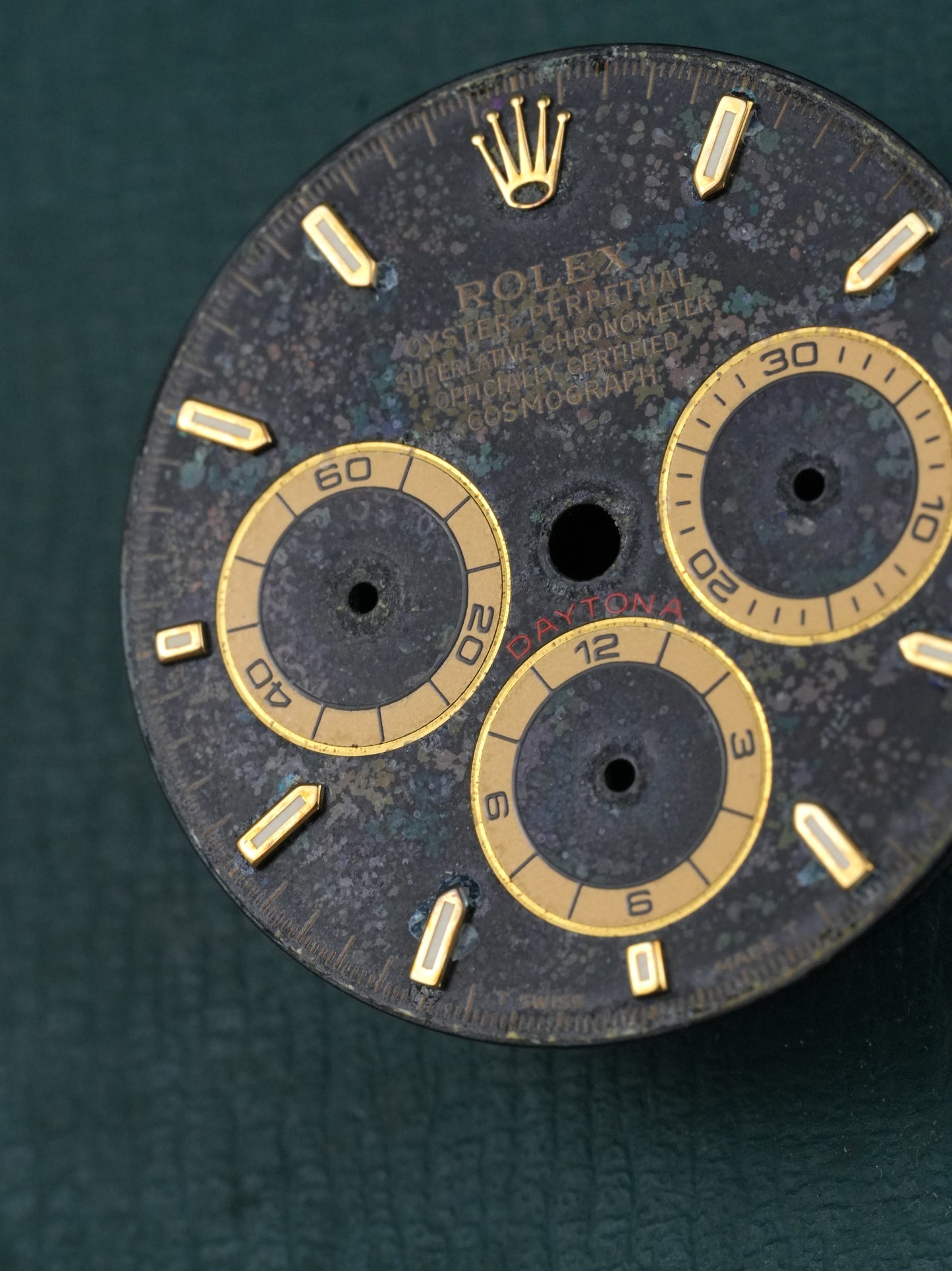 Rolex dial “Regular 6” for Zenith Cosmograph Daytona 16528 | 16523 | 16518 Tritium