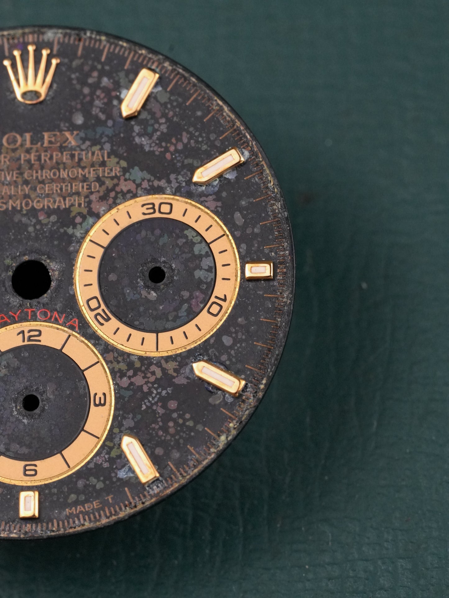 Rolex dial “Regular 6” for Zenith Cosmograph Daytona 16528 | 16523 | 16518 Tritium