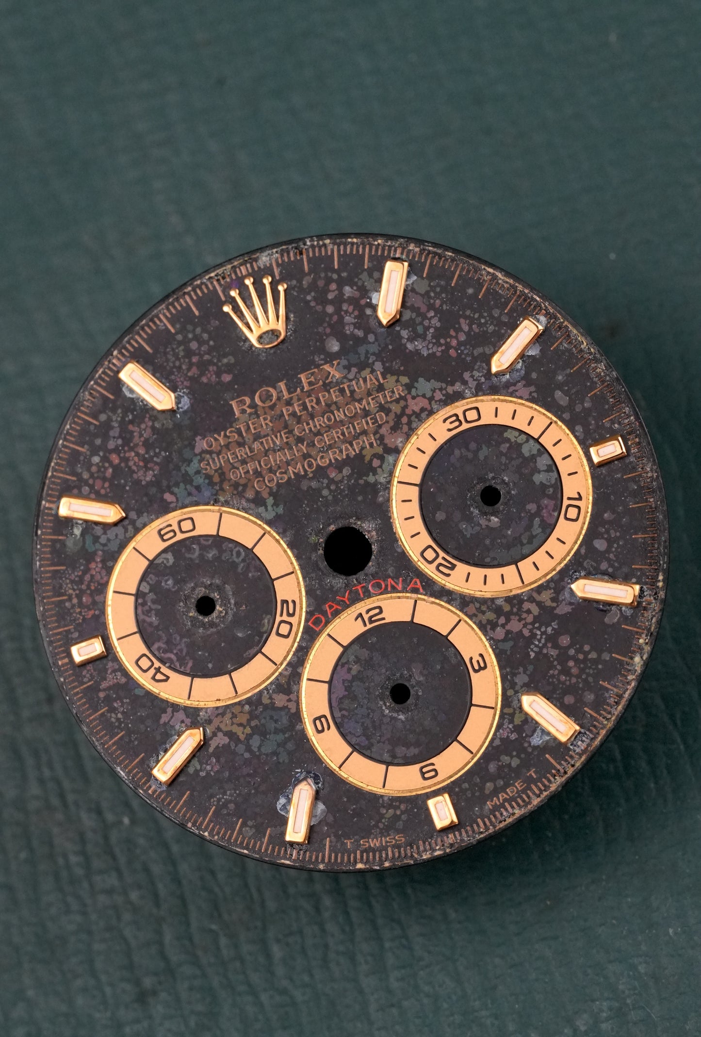 Rolex dial “Regular 6” for Zenith Cosmograph Daytona 16528 | 16523 | 16518 Tritium