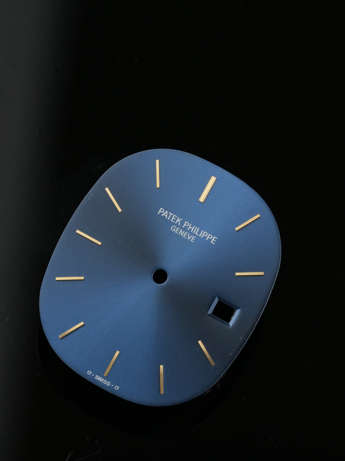 Patek Philippe Zifferblatt MK1 Blau "Sigma Dial" für Ellipse 3738J - ohne Füße