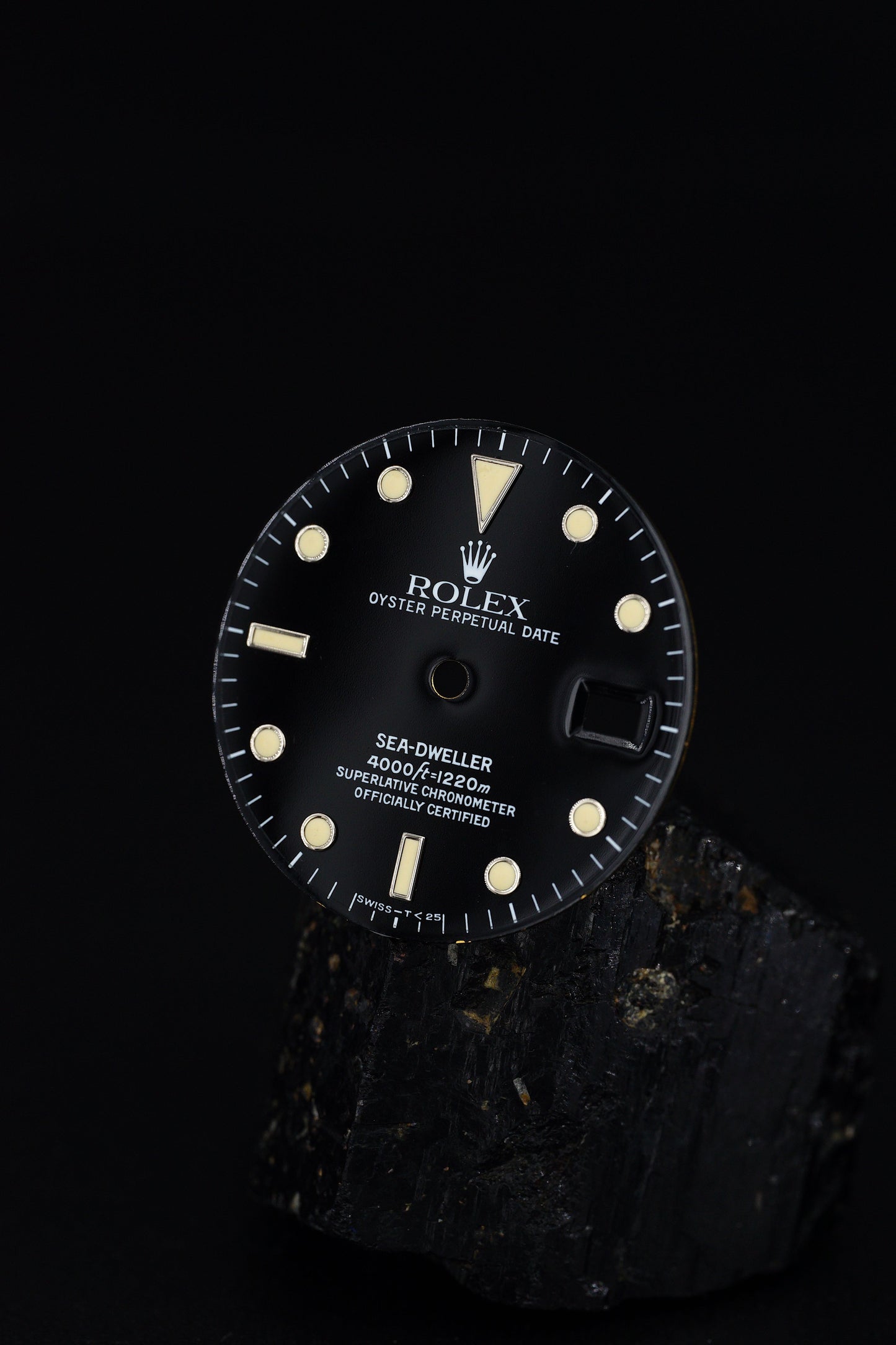 Rolex Zifferblatt ,,Tripple Six Dial'' für Submariner 16600 | 16660 Patina Tritium