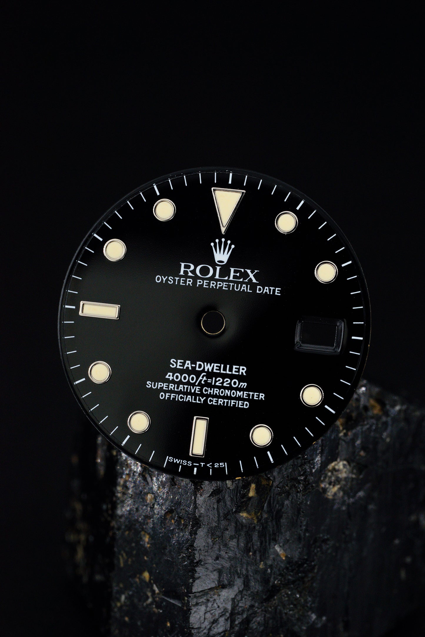 Rolex Zifferblatt ,,Tripple Six Dial'' für Submariner 16600 | 16660 Patina Tritium