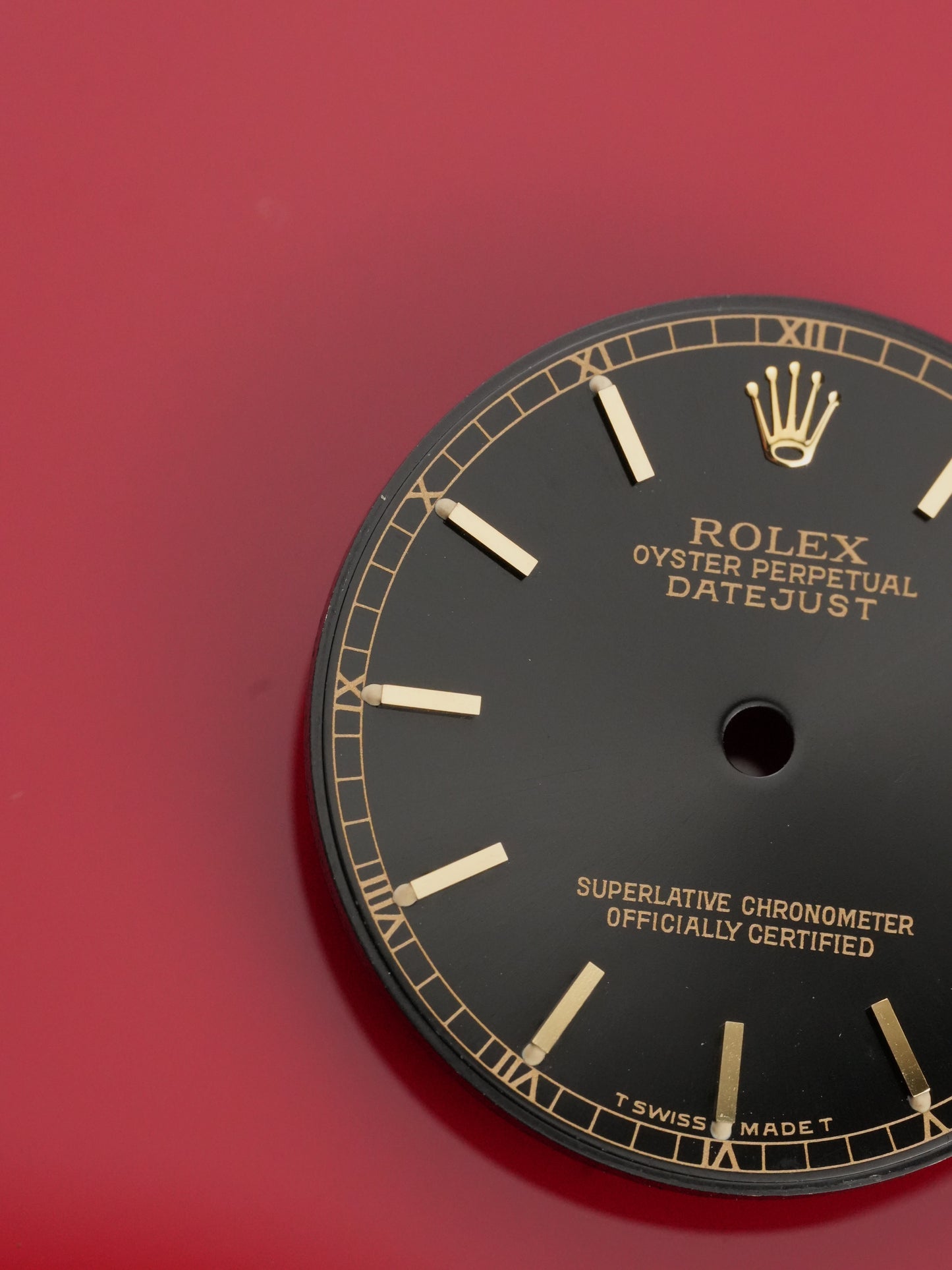 Rolex Dial black for Datejust 31mm Tritium 67480 | 67514 | 77014 | 77080