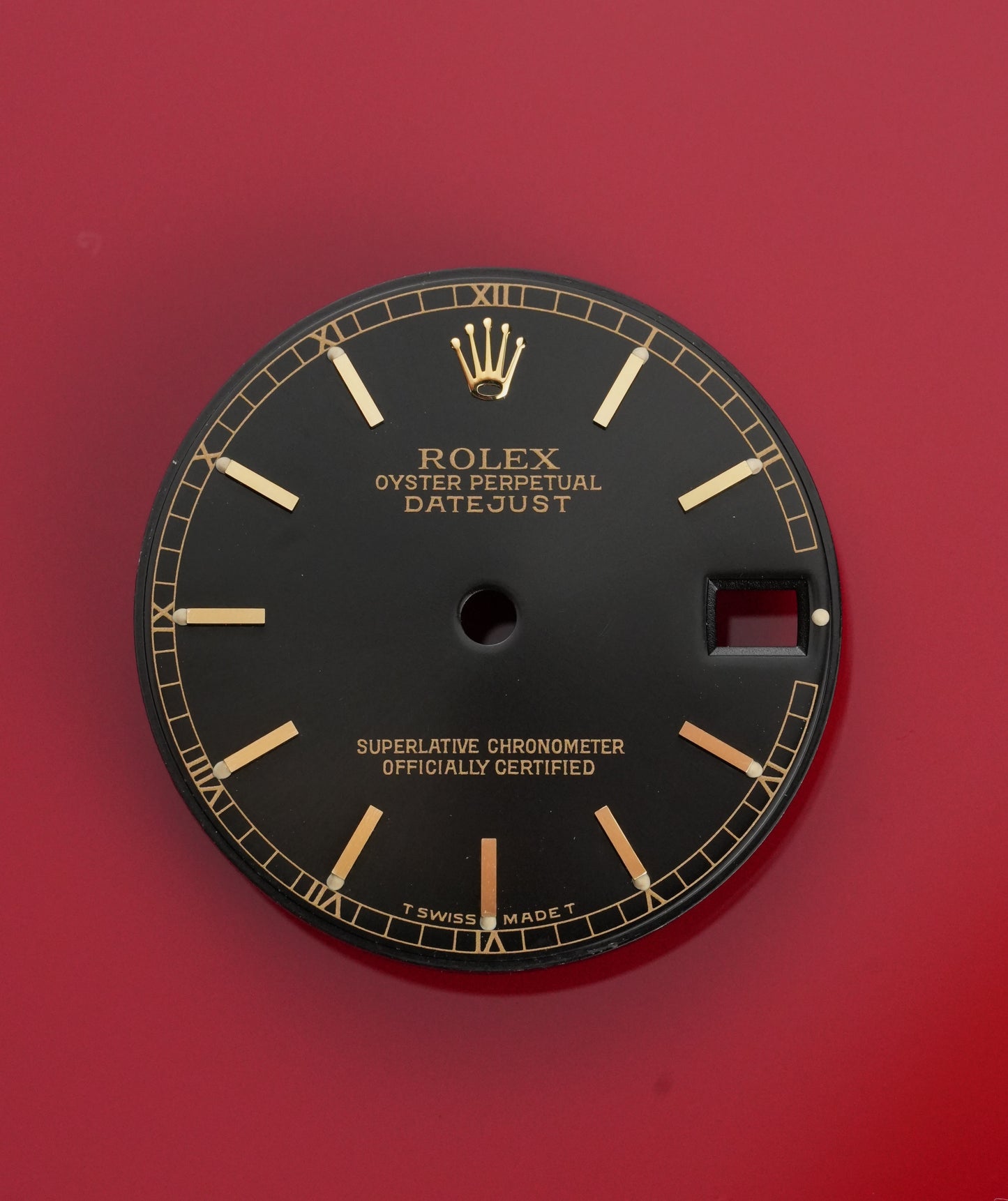 Rolex Dial black for Datejust 31mm Tritium 67480 | 67514 | 77014 | 77080