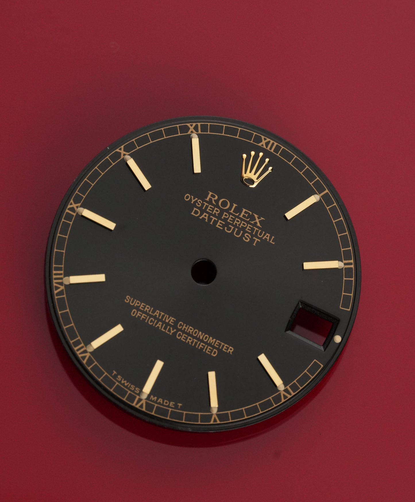 Rolex Dial black for Datejust 31mm Tritium 67480 | 67514 | 77014 | 77080