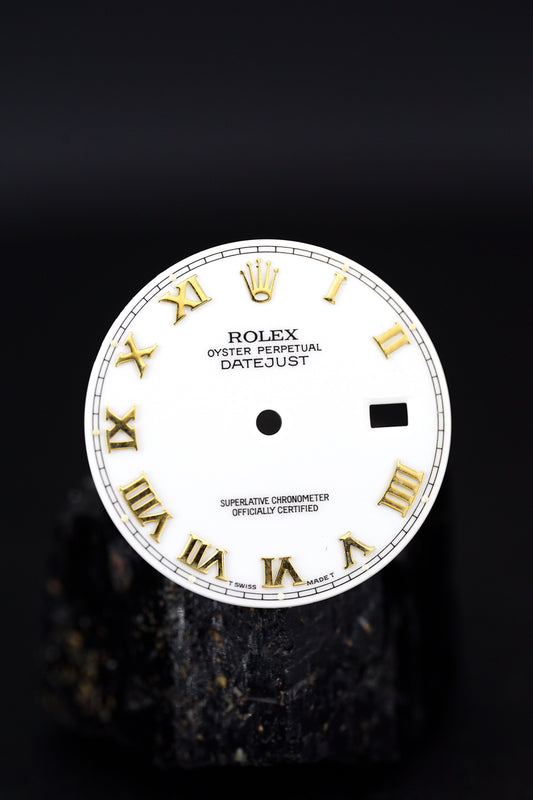 Rolex "White Roman" Dial & Hands For Datejust 16013 | 16018 | 16233 | 16238 Tritium