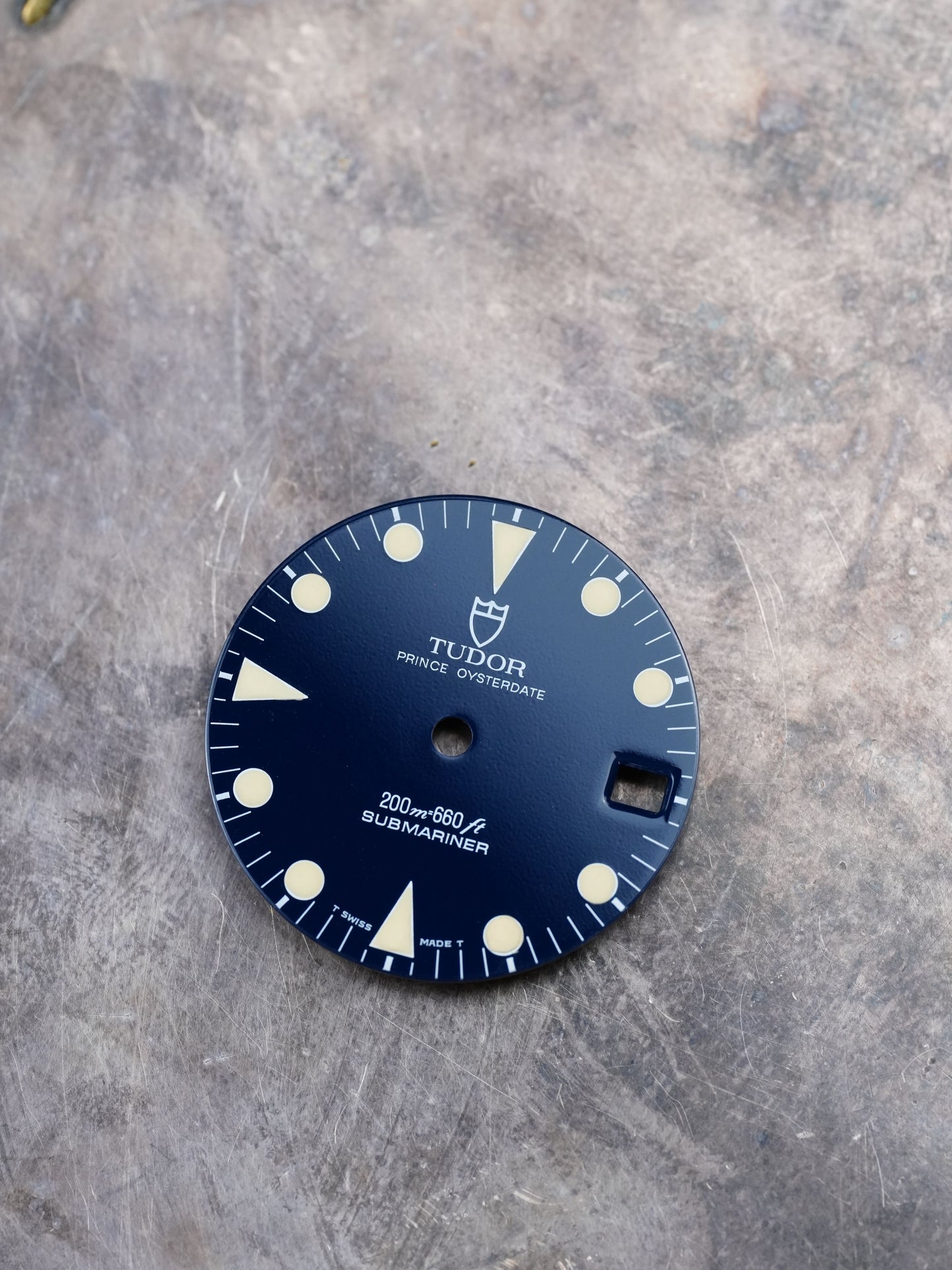 Tudor Zifferblatt blau Glanz ,,Blue Dial'' für Submariner 79090 Tritium