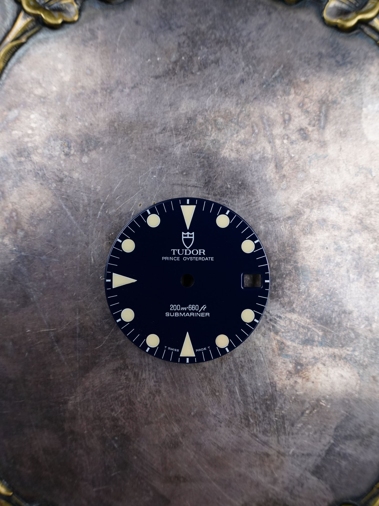 Tudor Zifferblatt blau Glanz ,,Blue Dial'' für Submariner 79090 Tritium