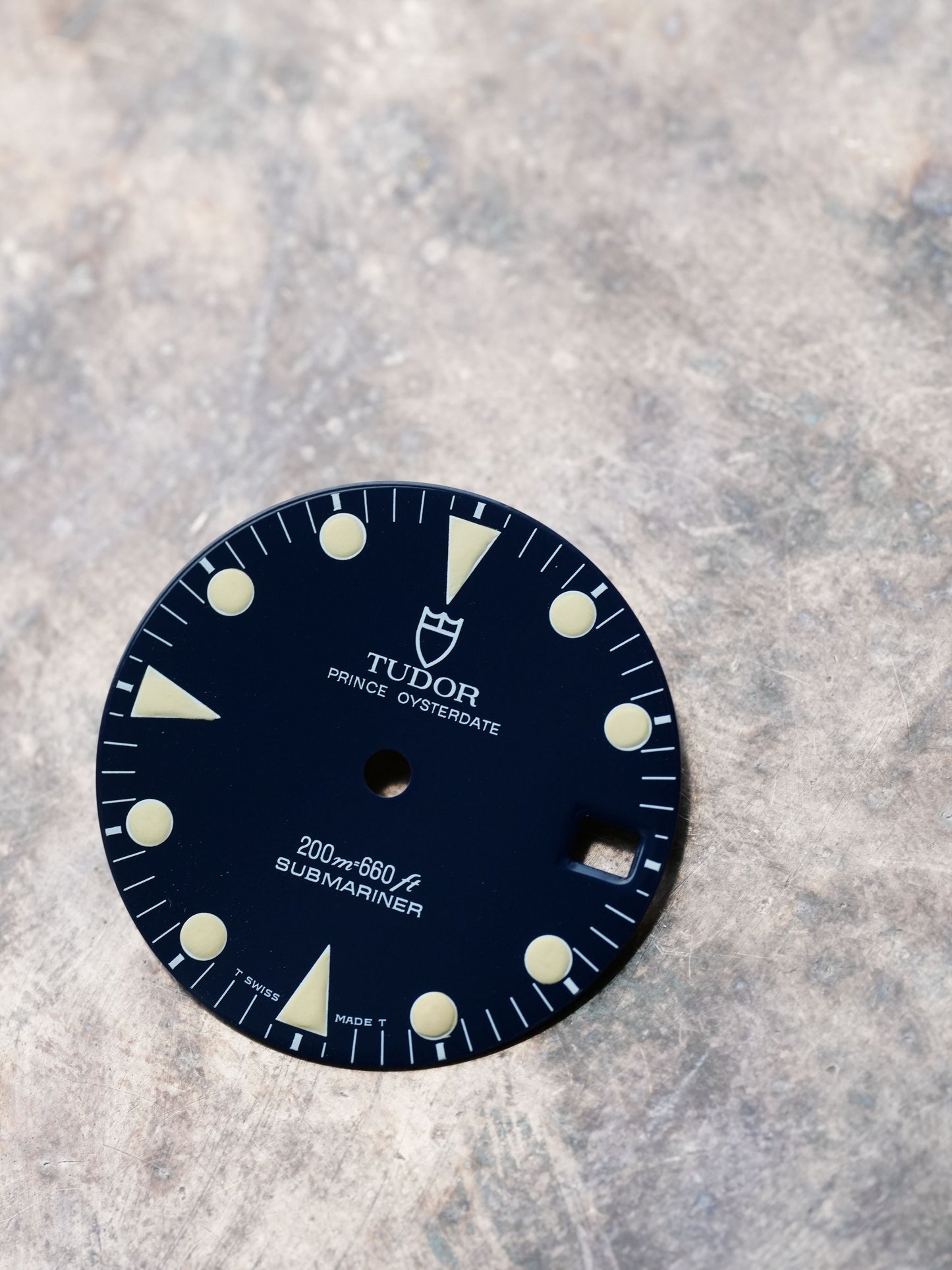 Tudor Zifferblatt blau Glanz ,,Blue Dial'' für Submariner 79090 Tritium