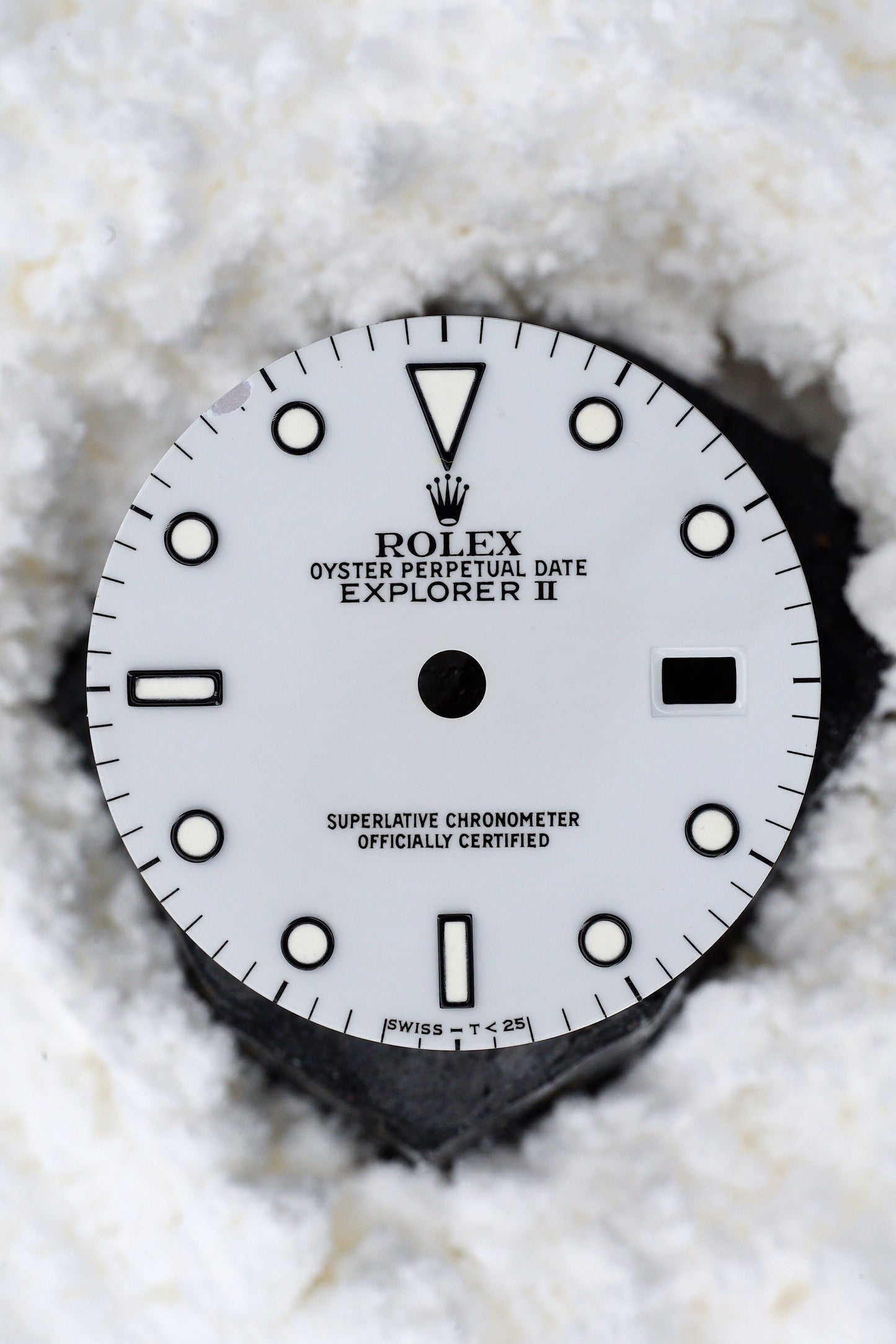 Rolex Zifferblatt Polar White Dial (Grey Porcelain/ Porzellan) 16570 | 16550 Tritium
