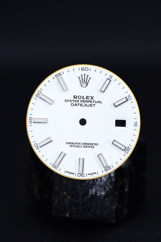Rolex White Dial for Datejust 41mm 126300 | 126334