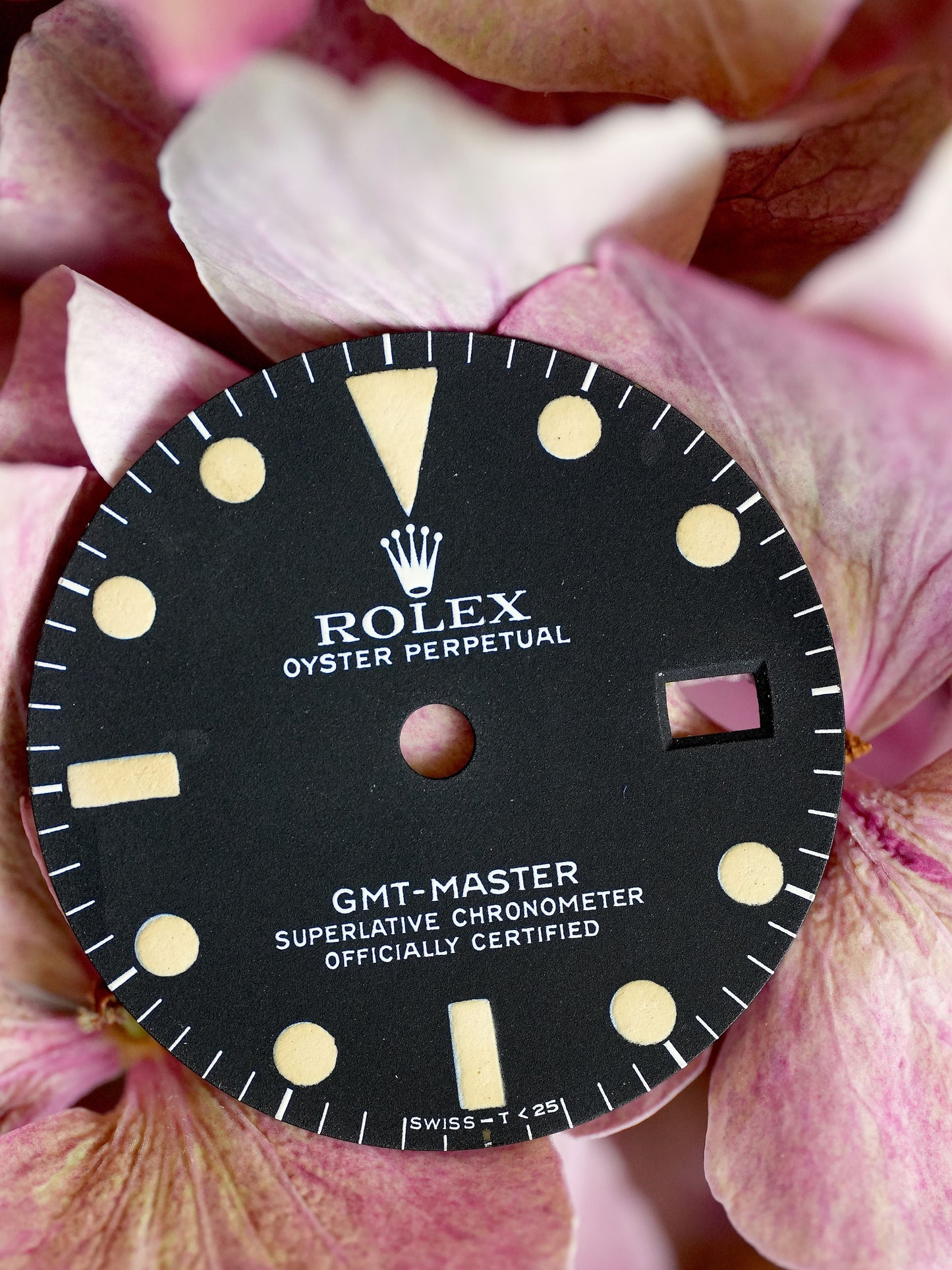 Rolex Matte Dial Zifferblatt Matt für GMT Master 1675 Tritium