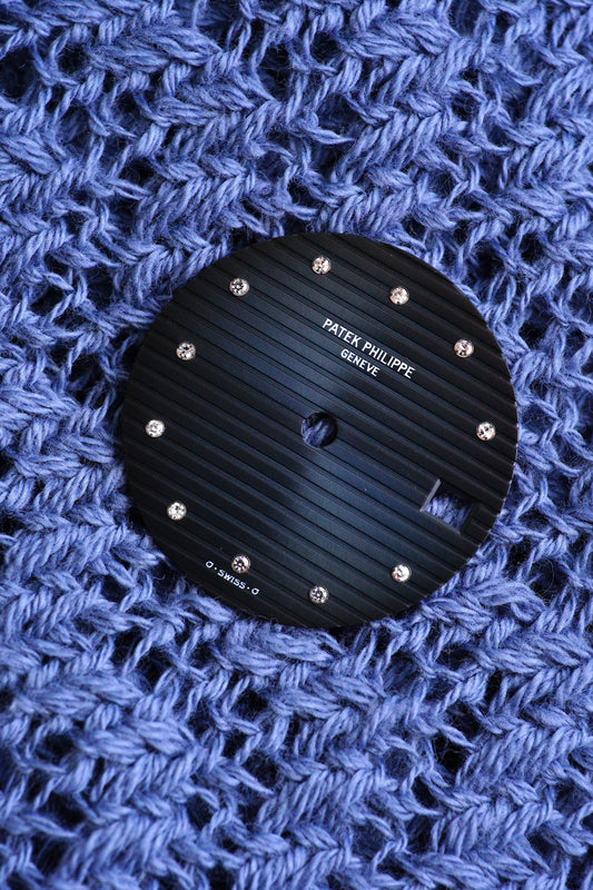 Patek Philippe blau Sigma Diamant Zifferblatt für Nautilus Weißgold 3800G | Platin 3800P