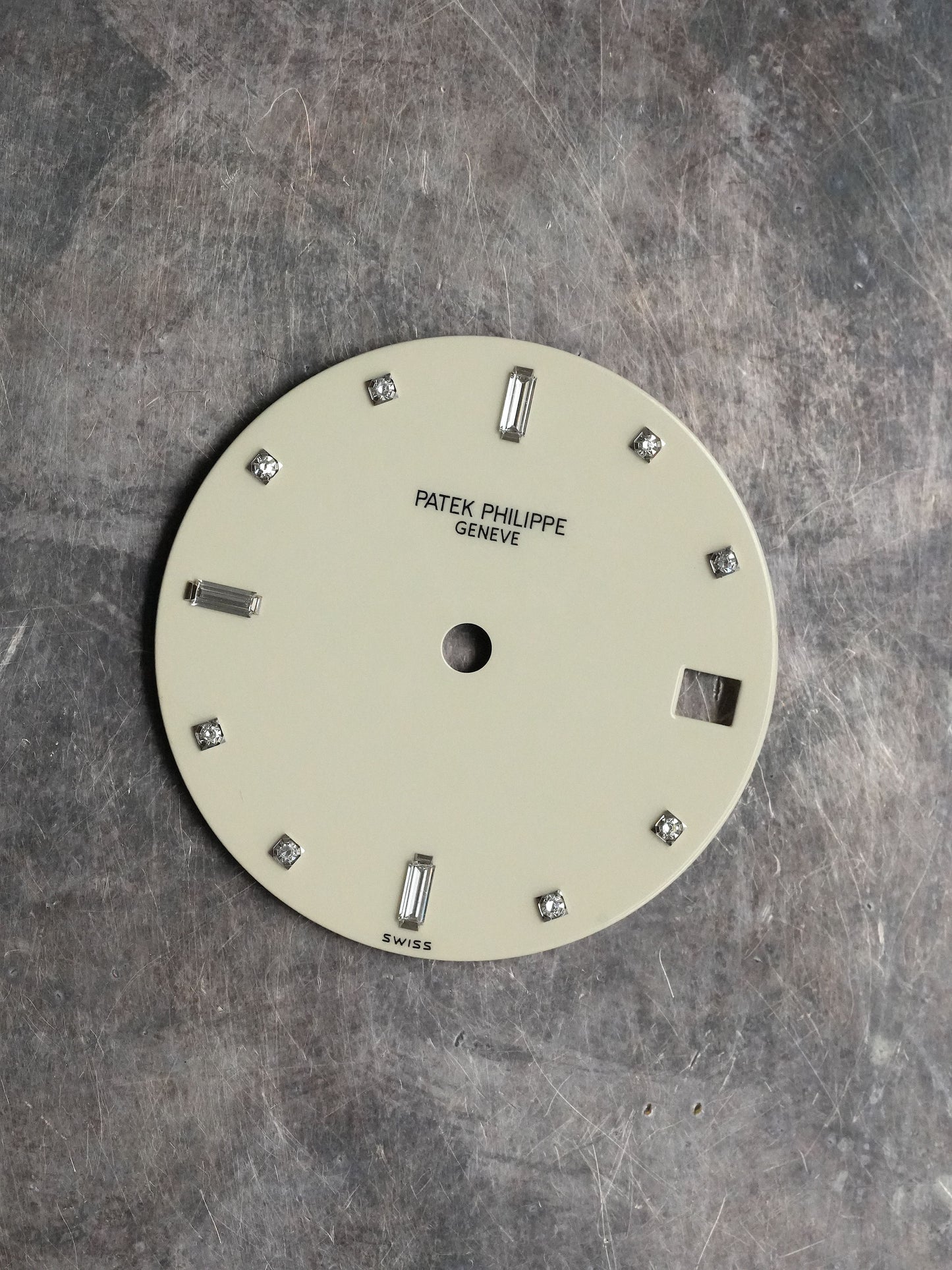 Patek Philippe NOS Dial "Cream Diamond" for Calatrava 3998