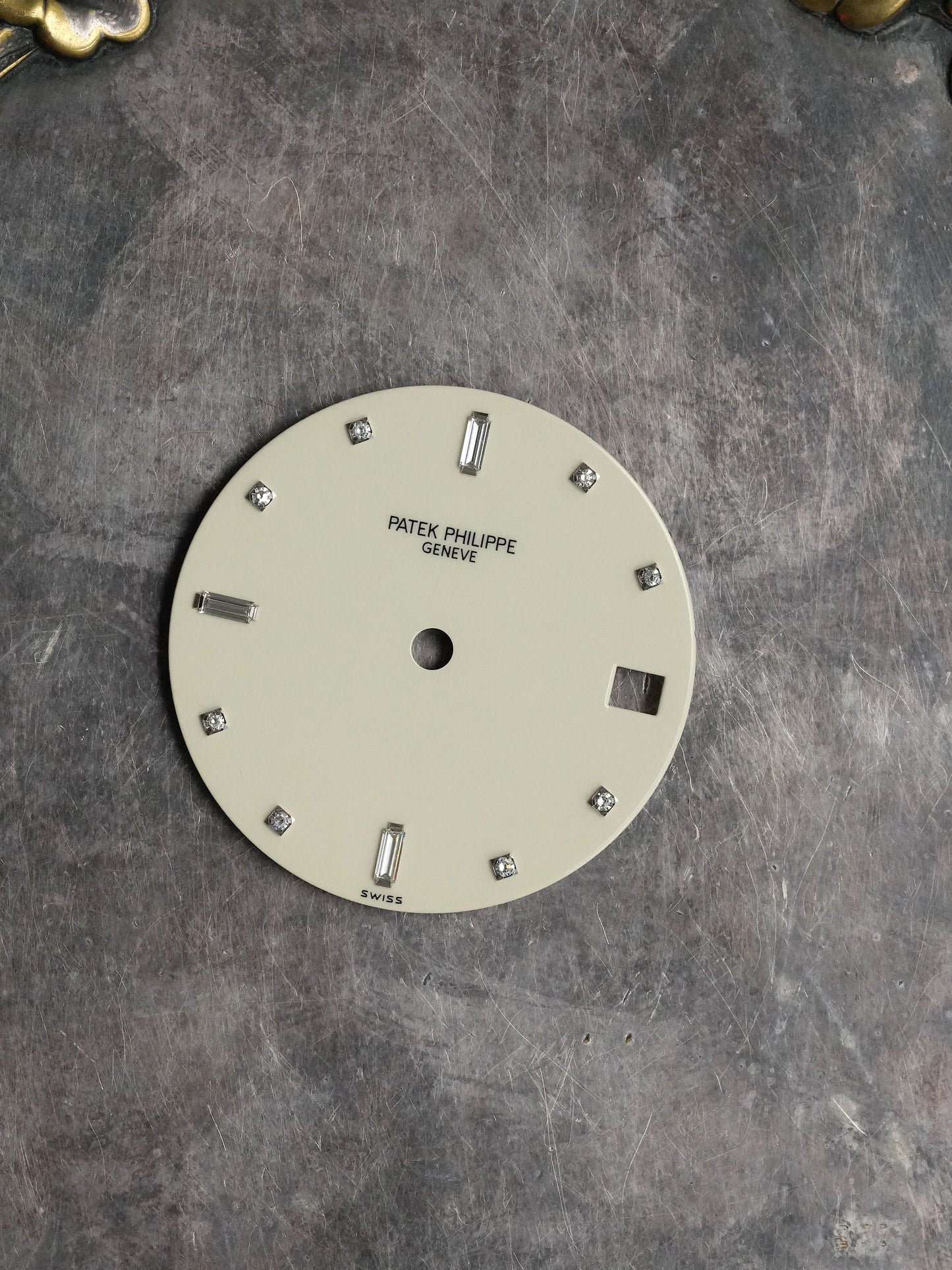 Patek Philippe NOS Dial "Cream Diamond" for Calatrava 3998