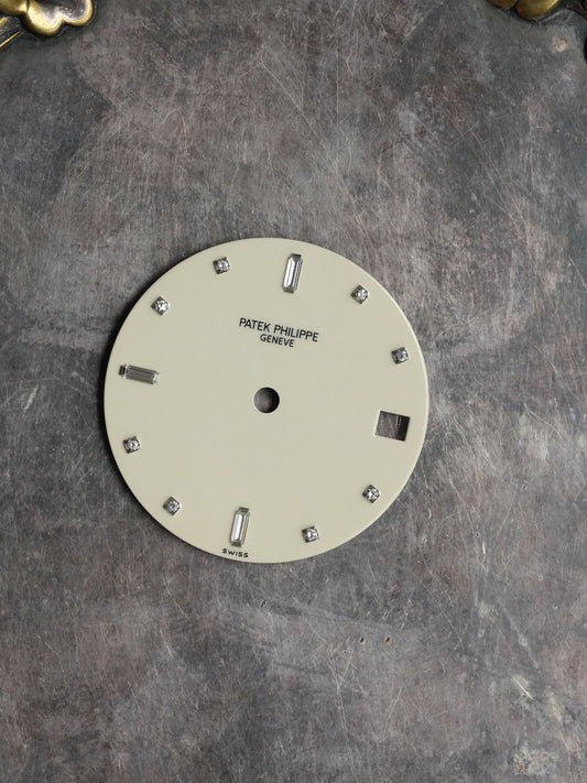 Patek Philippe NOS Dial "Cream Diamond" for Calatrava 3998