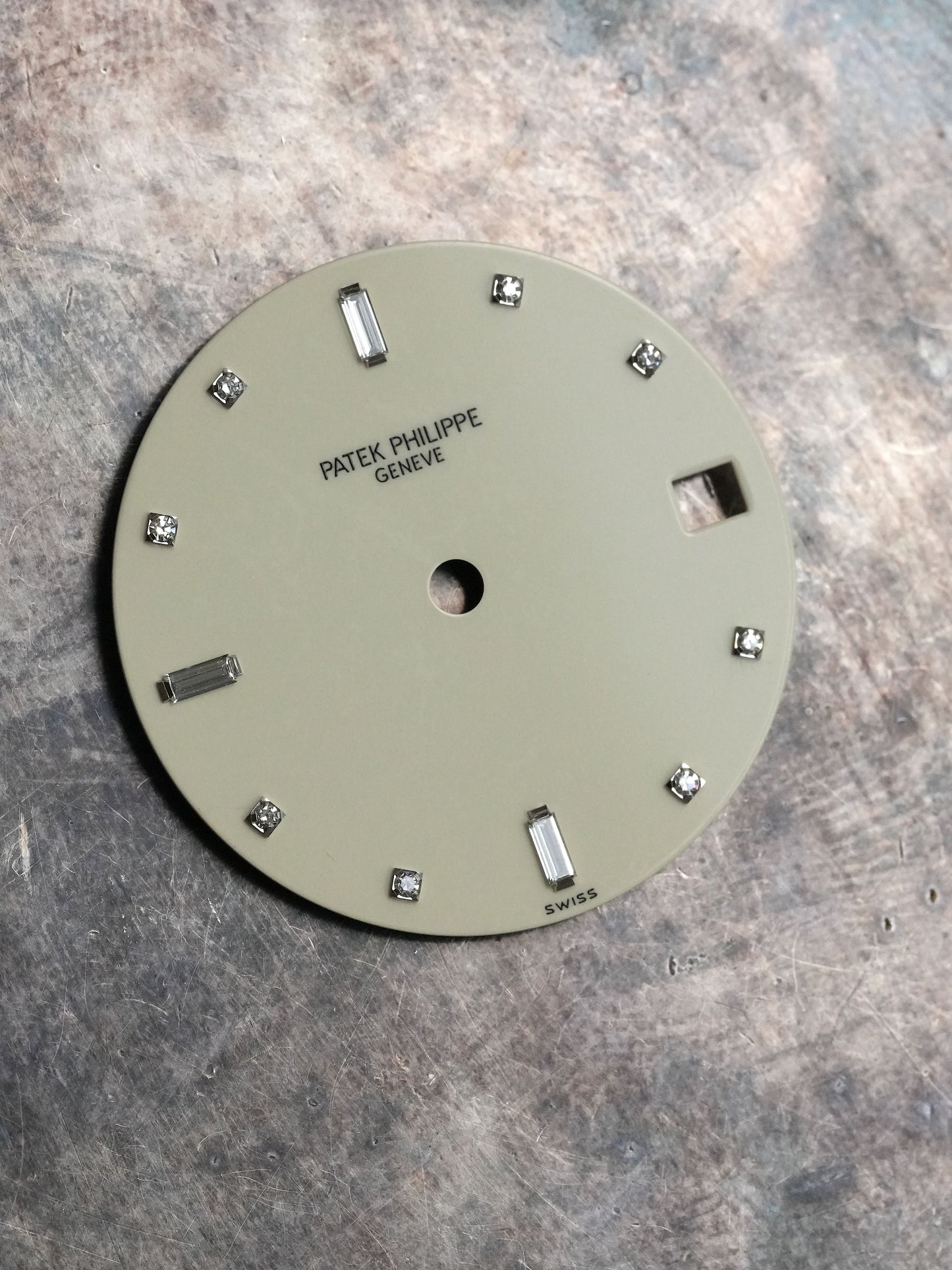 Patek Philippe NOS Dial "Cream Diamond" for Calatrava 3998