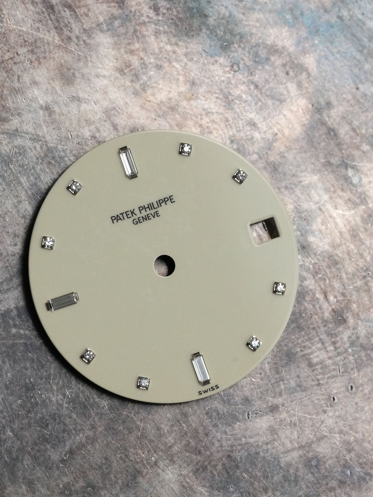 Patek Philippe NOS Dial "Cream Diamond" for Calatrava 3998