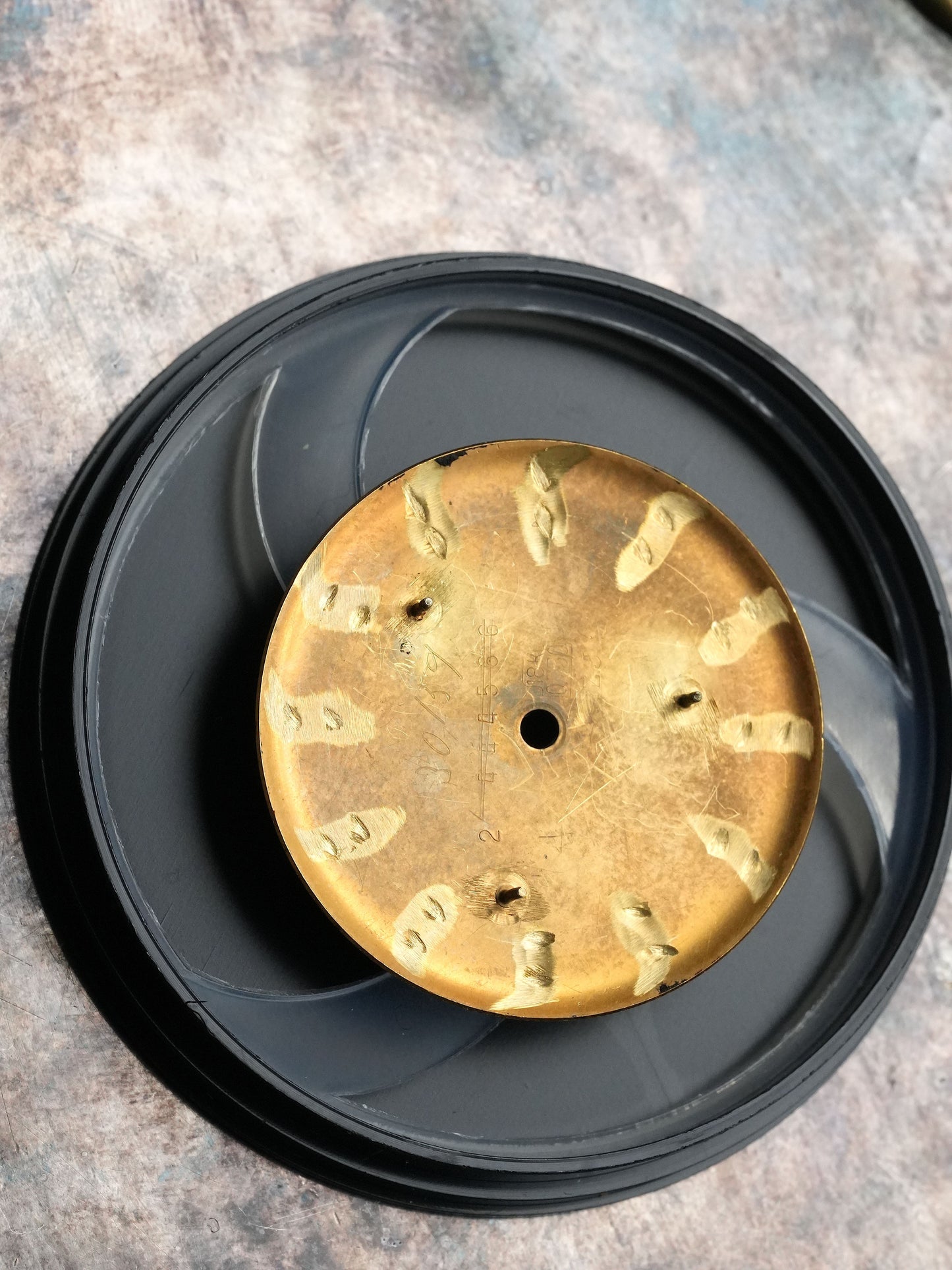 Patek Philippe "Hammered-Finish" Dial Yellowgold (Sigma Dial) for Calatrava 3569