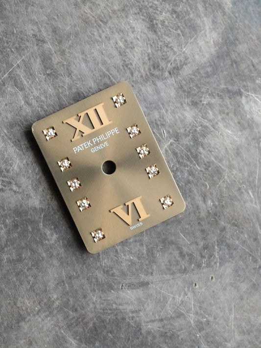 Patek Philippe diamond Dial Brown 24 Small for 4908