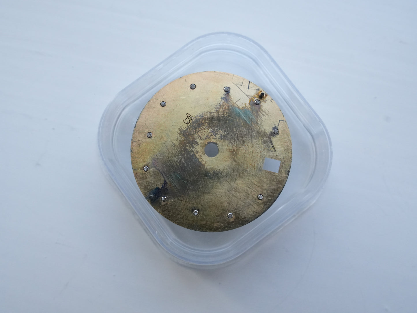 Patek Philippe NOS 3800 Blue blau Sigma Diamond Dial for steel Nautilus 3800