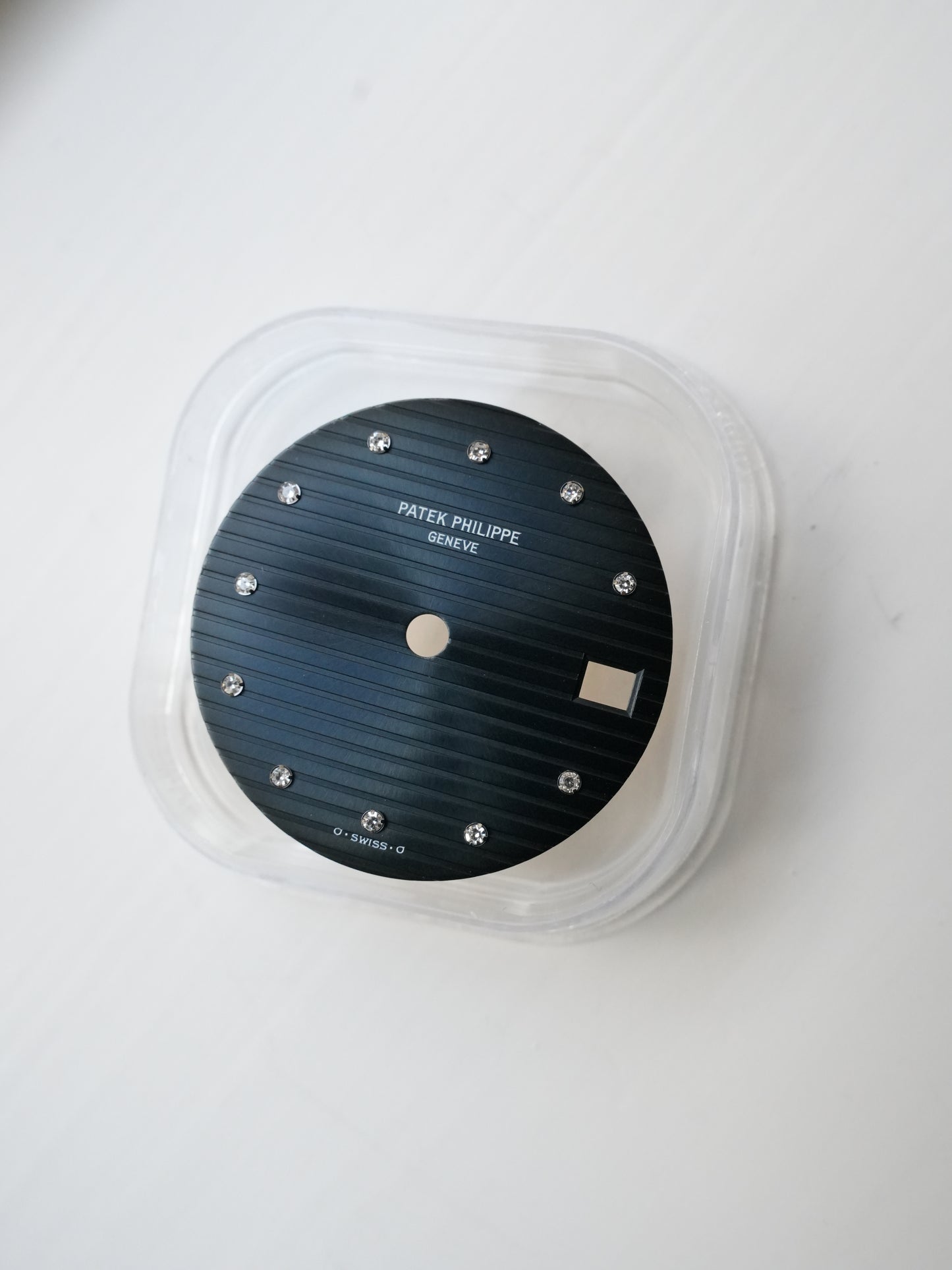 Patek Philippe NOS 3800 Blue blau Sigma Diamond Dial for steel Nautilus 3800