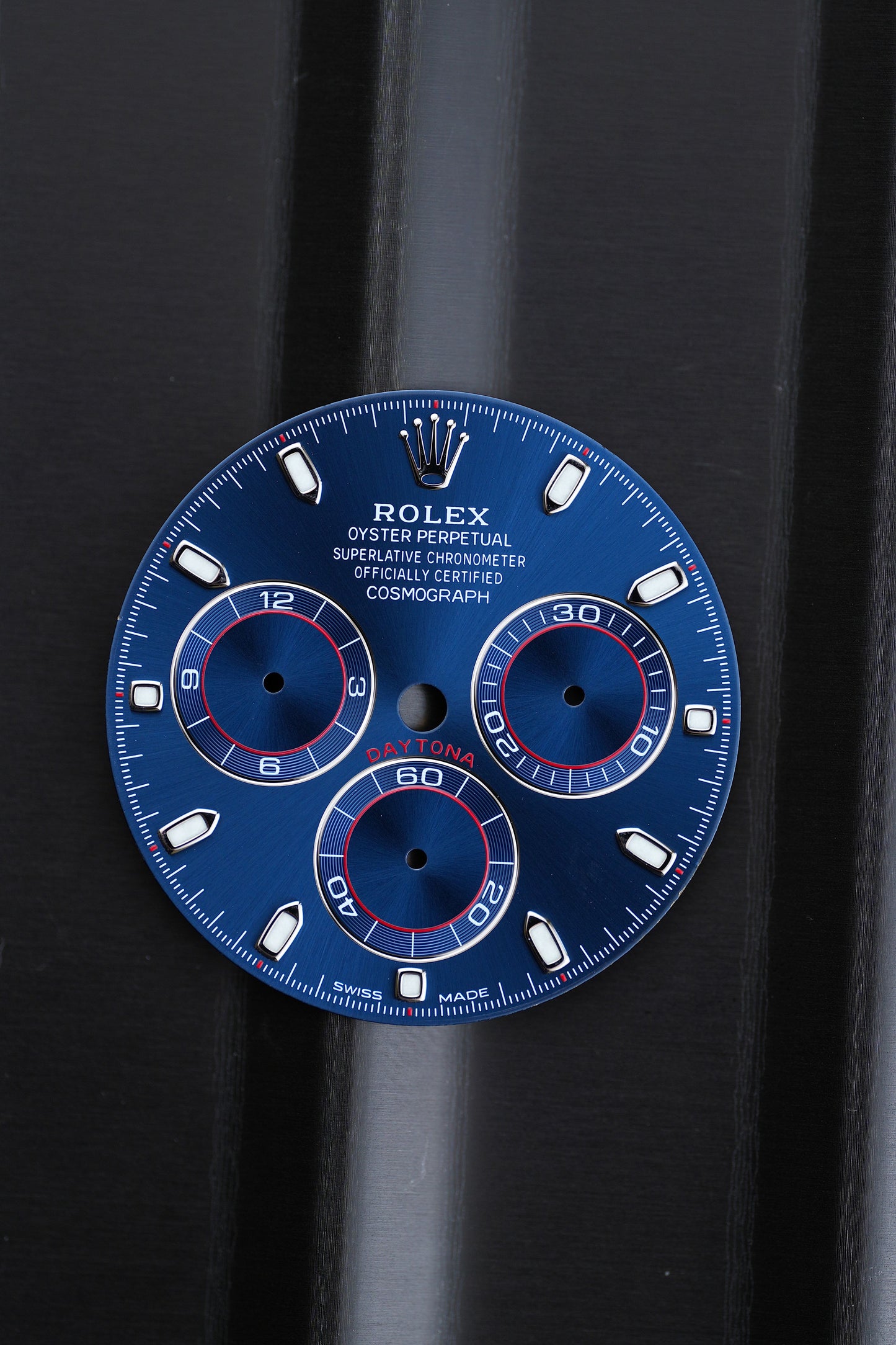 Rolex blaues Zifferblatt für Daytona 116519 | 116509 | 116520 Chromalight