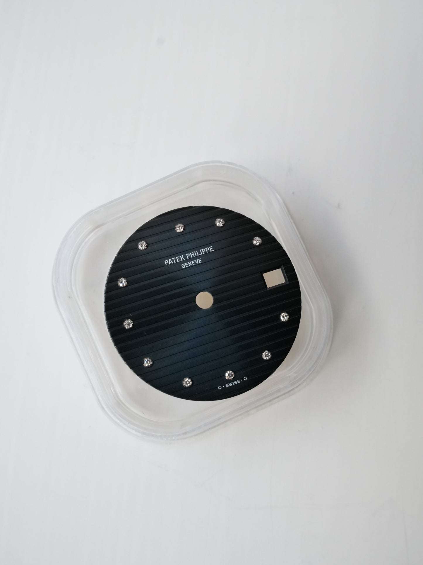 Patek Philippe NOS 3800 Blue blau Sigma Diamond Dial for steel Nautilus 3800