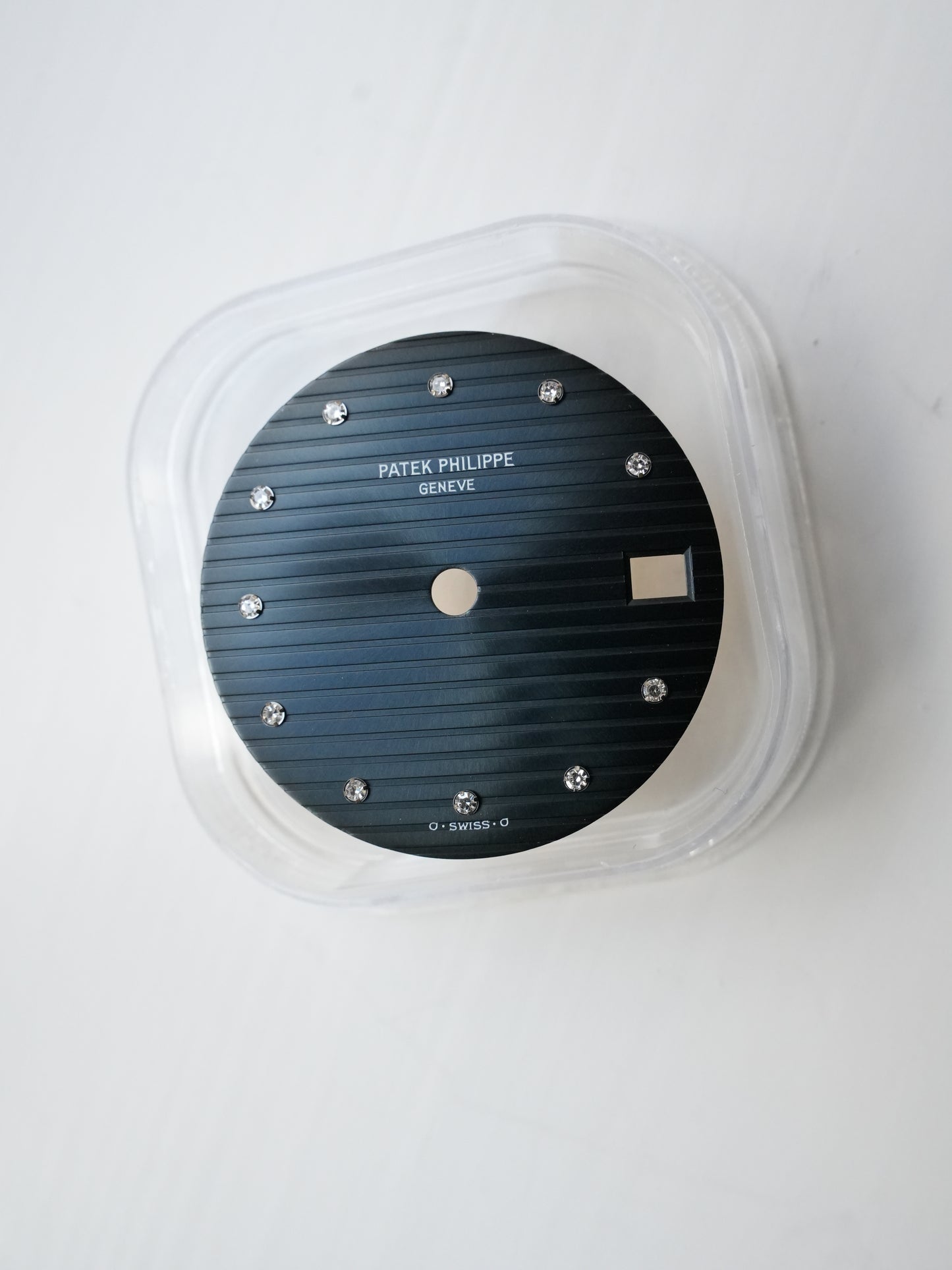 Patek Philippe NOS 3800 Blue blau Sigma Diamond Dial for steel Nautilus 3800