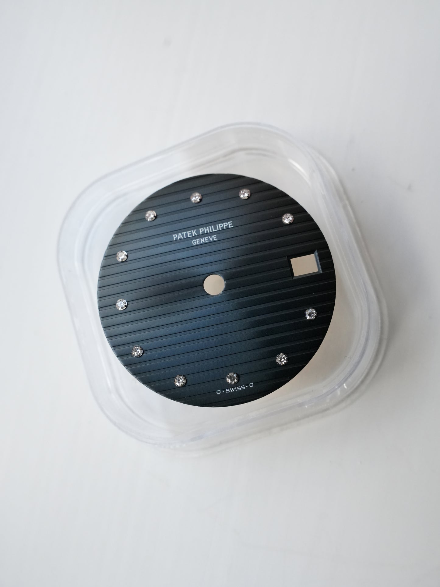 Patek Philippe NOS 3800 Blue blau Sigma Diamond Dial for steel Nautilus 3800